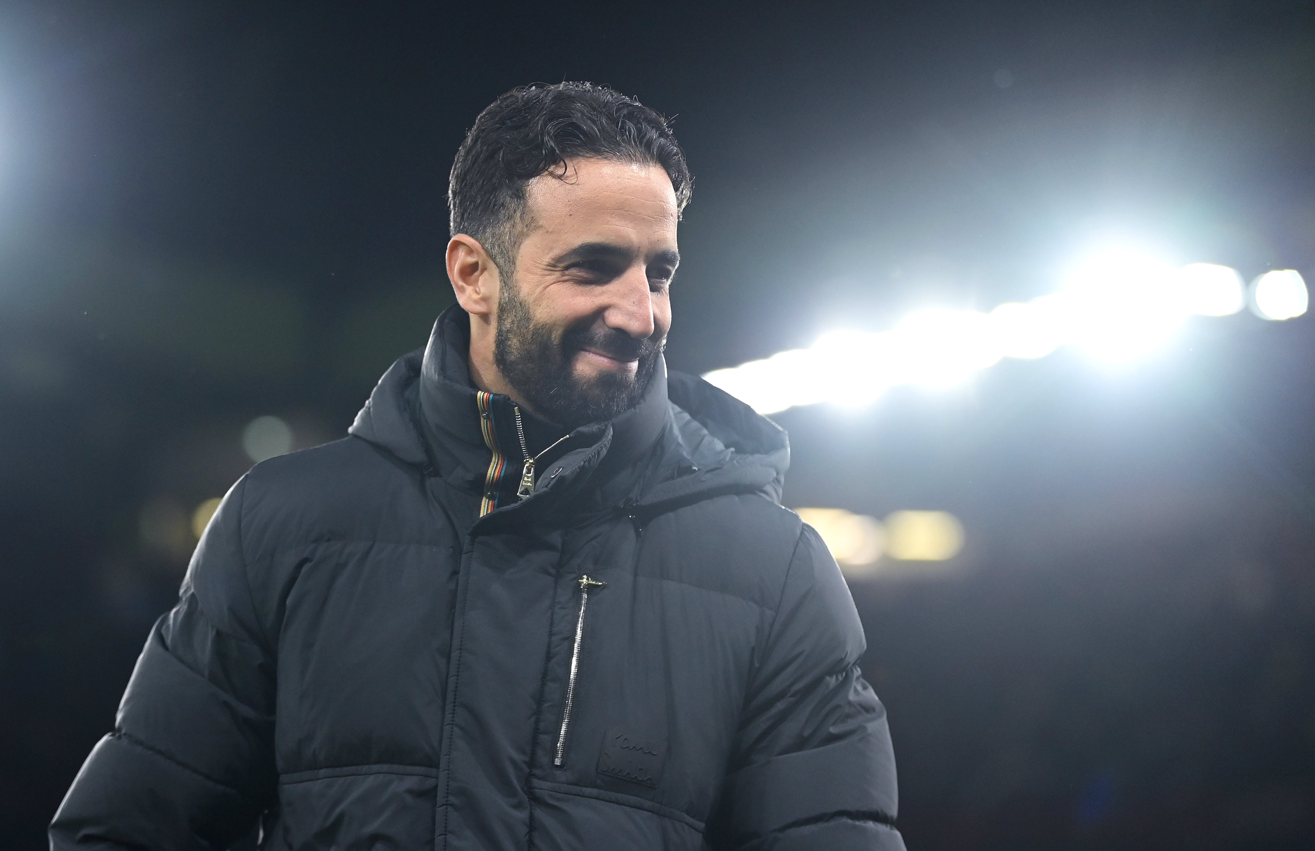 Ruben Amorim was all smiles after sealing his first win as Man United coach