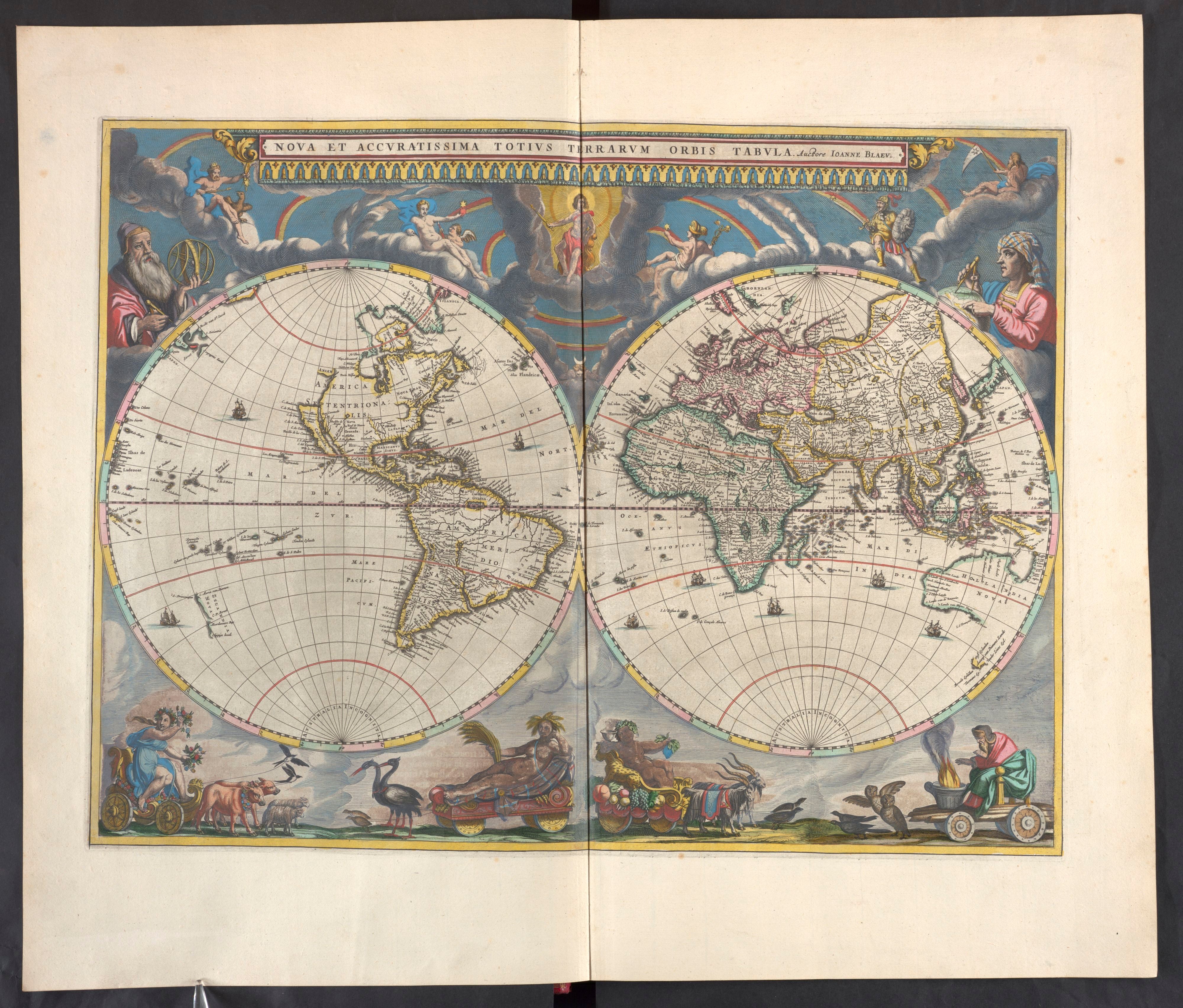 Joan Blaeu’s 1667 ‘Atlas Maior’. Part of King George III’s topographical collection, it was donated to the nation by George IV. It is held at the British Library