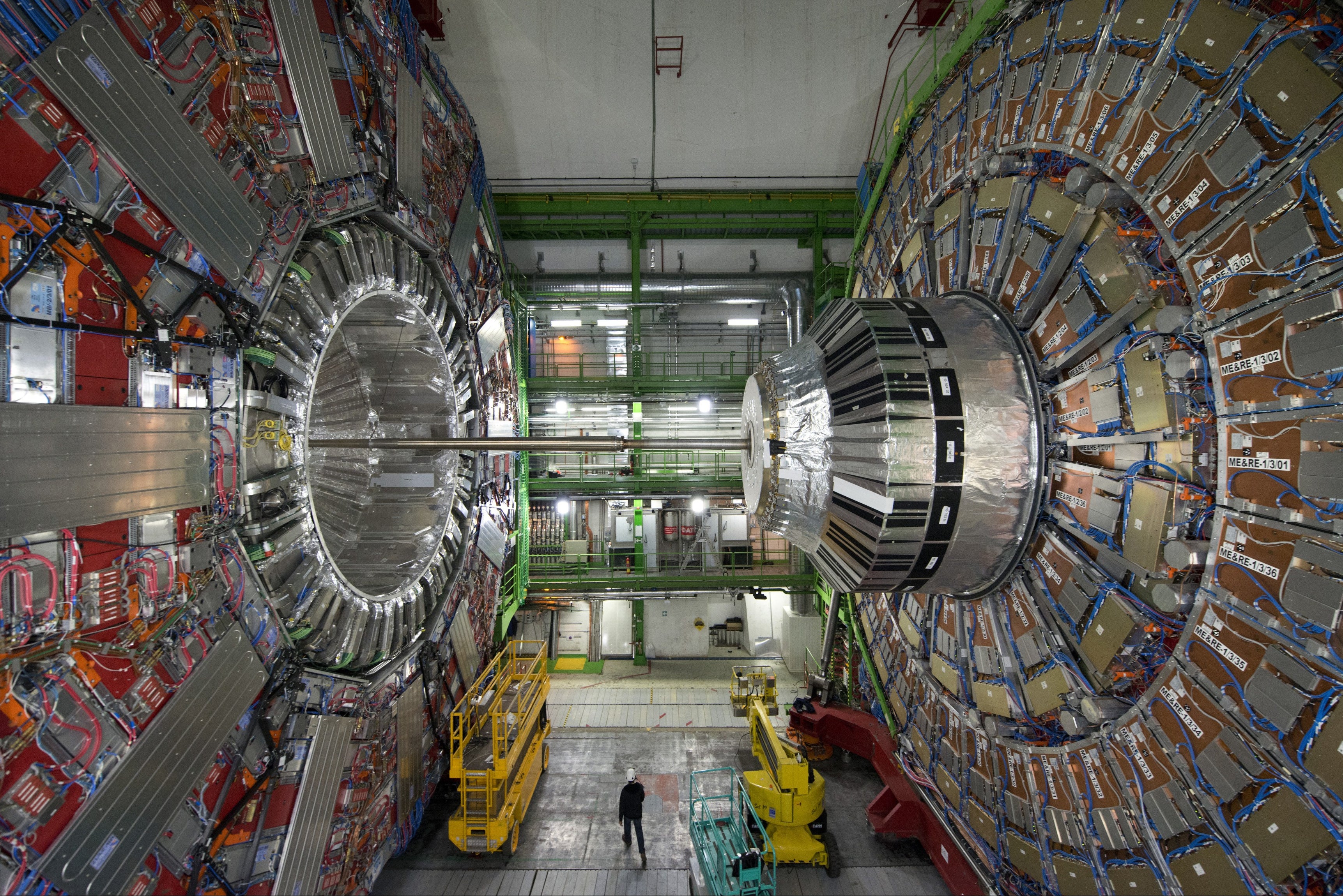 The Future Circular Collider will dwarf the Large Hadron Collider, pictured