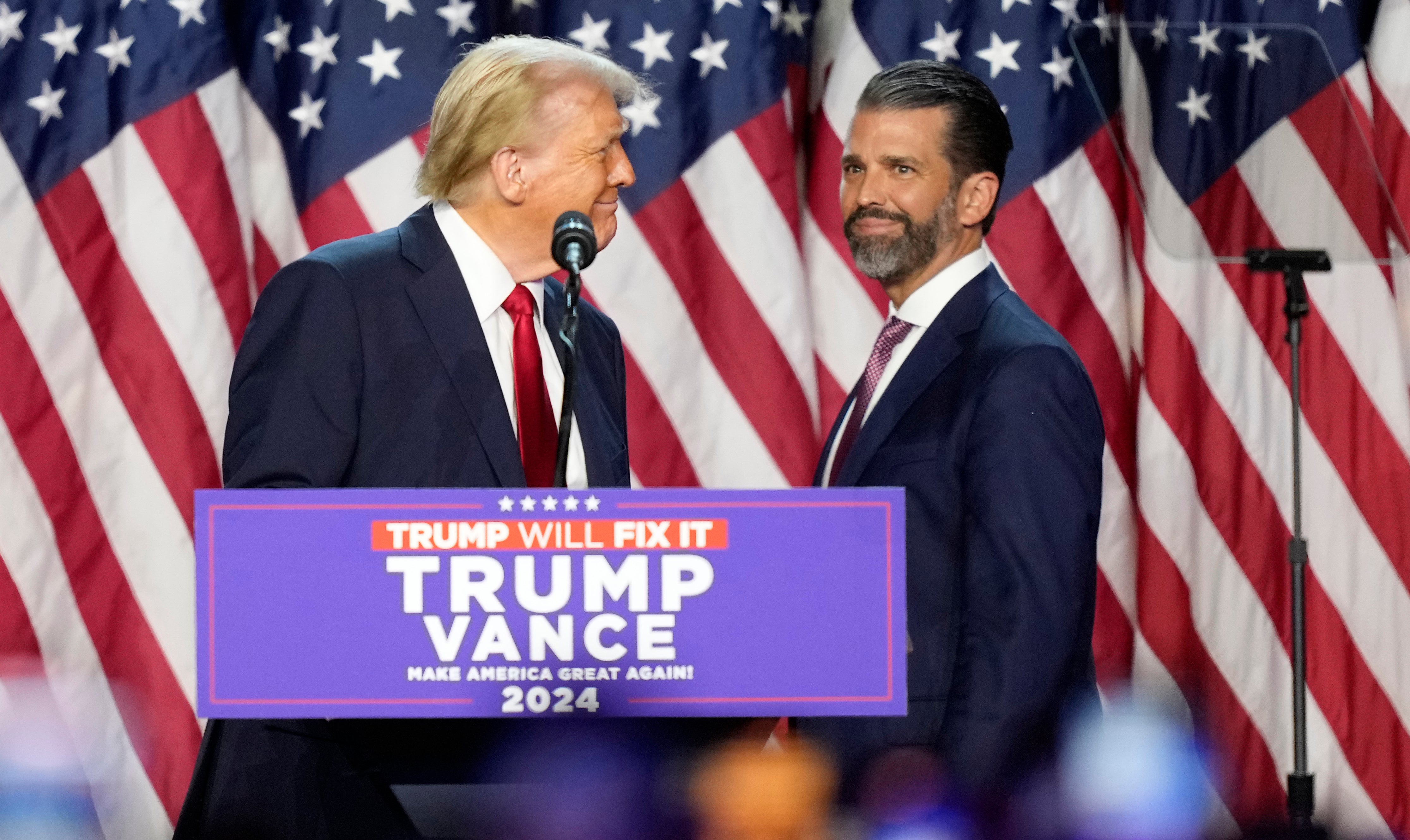 Donald Trump Jr and his father launched a cryptocurrency venture in the days before Election Day