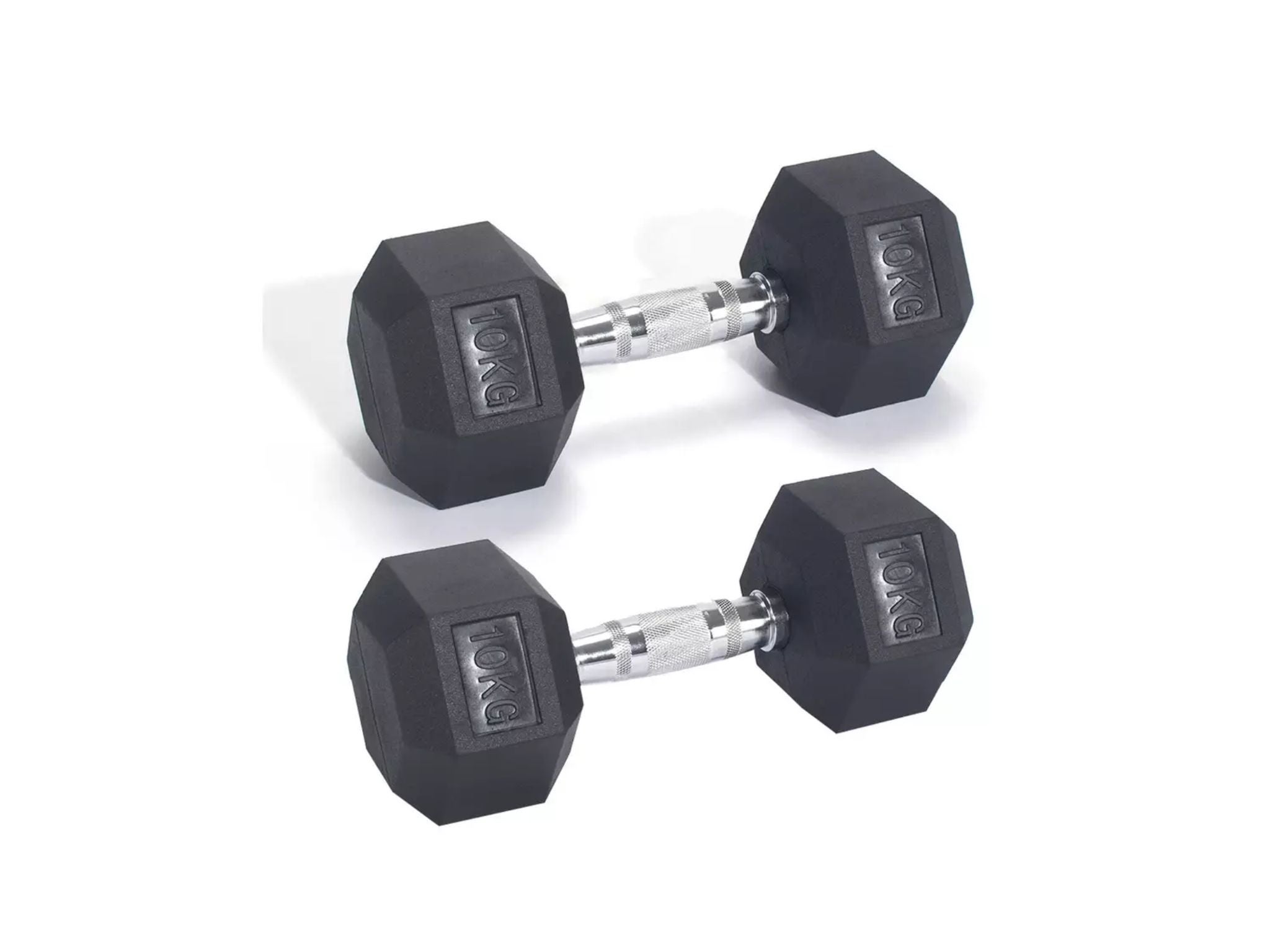 Pro Fitness 10kg hex dumbbell pair