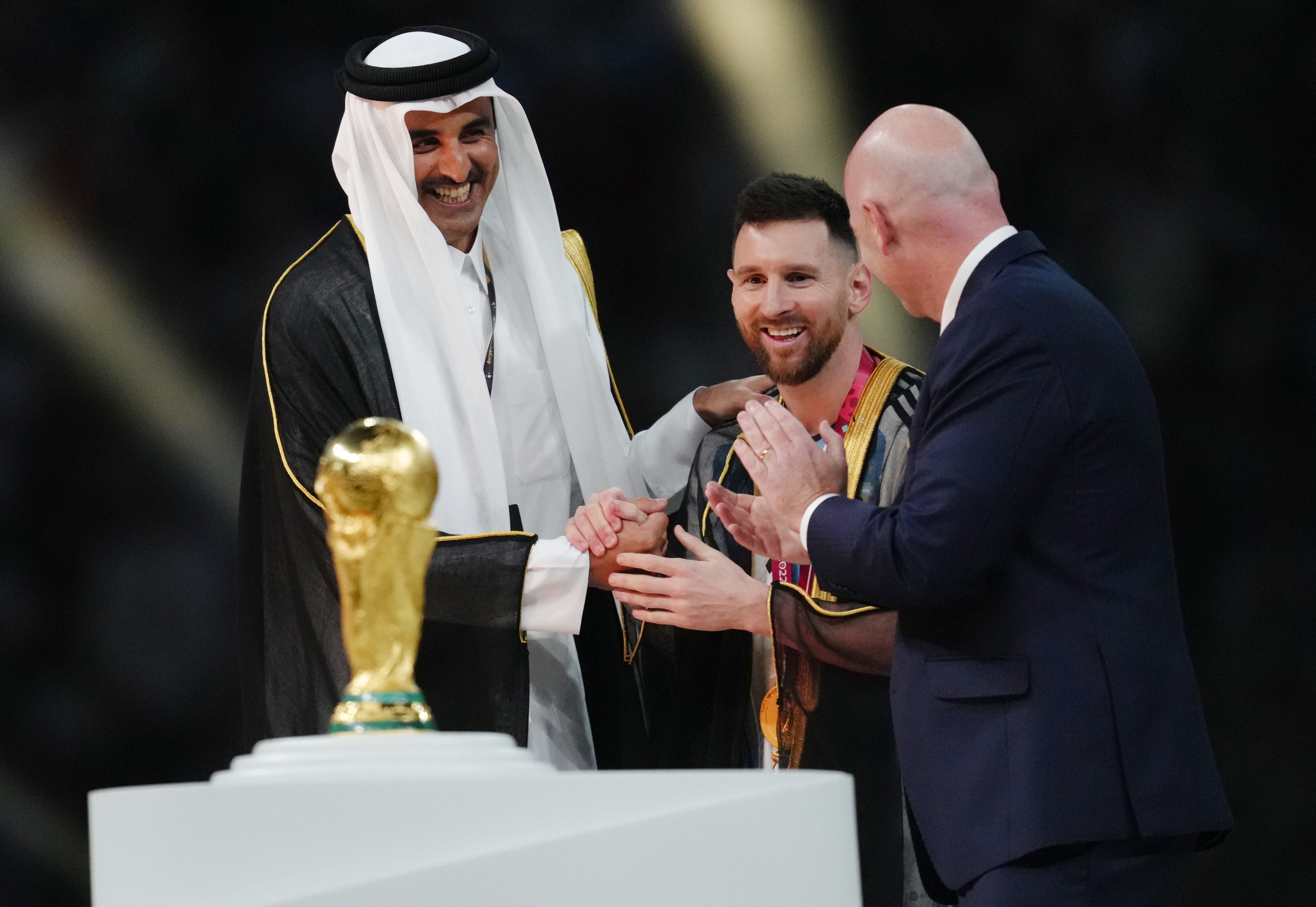 The 2022 World Cup was played in November and December due to the searing summer heat in Qatar (PA)