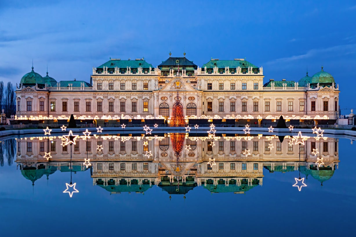 The Schloss Belvedere Museum houses ‘The Kiss’ by Gustav Klimt