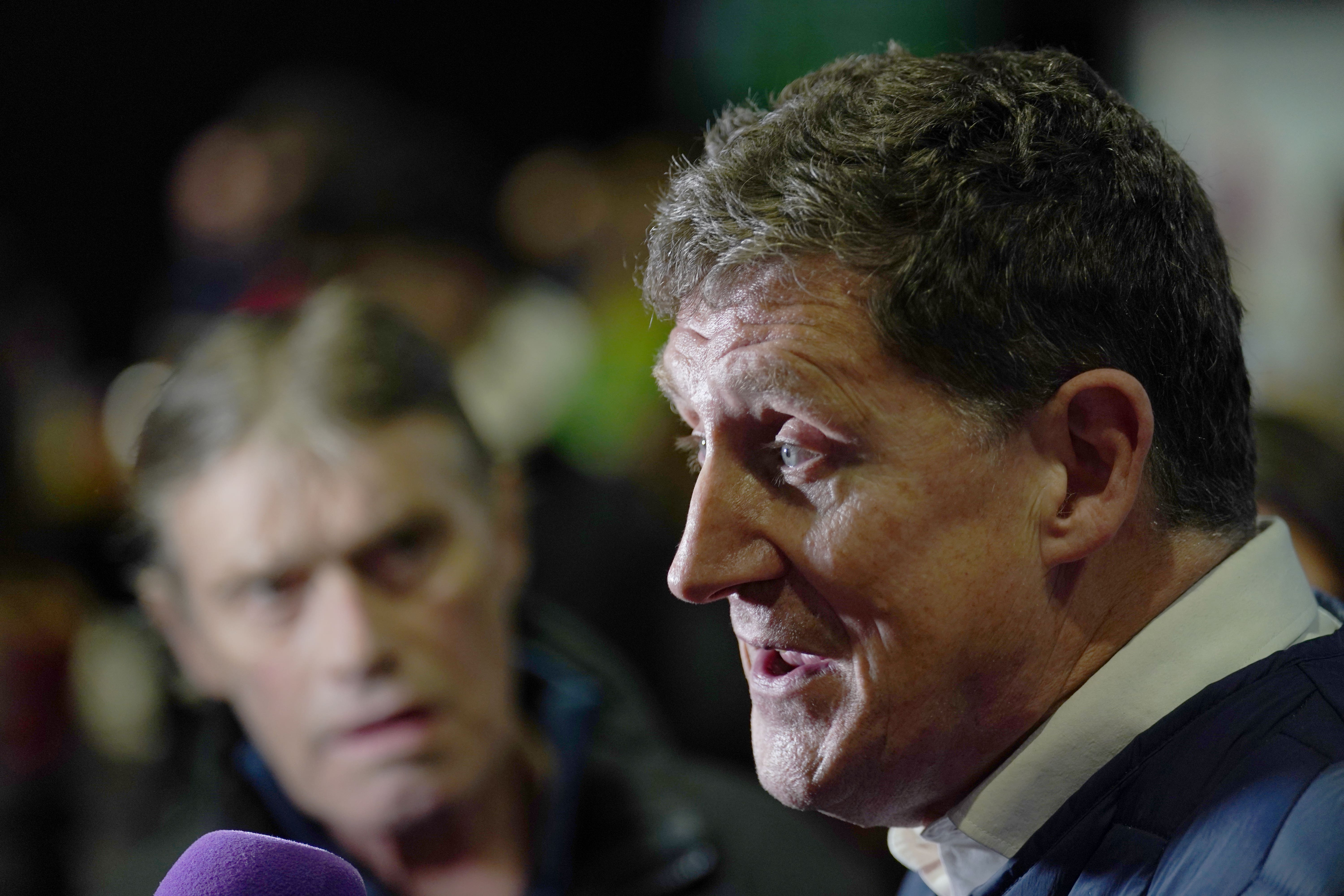 Former Green Party leader Eamon Ryan said his party had not had a good day (Brian Lawless/PA)