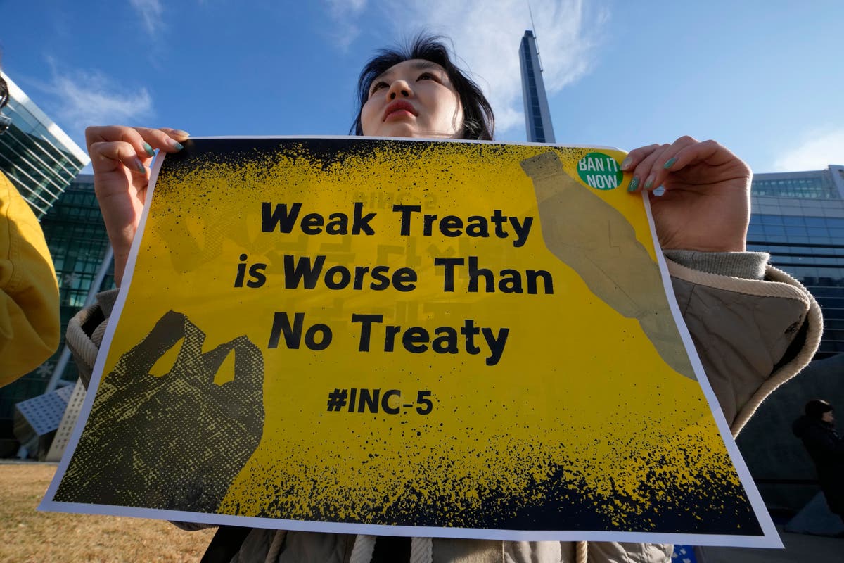 UN plastics treaty talks collapse as countries fail to agree on cutting production