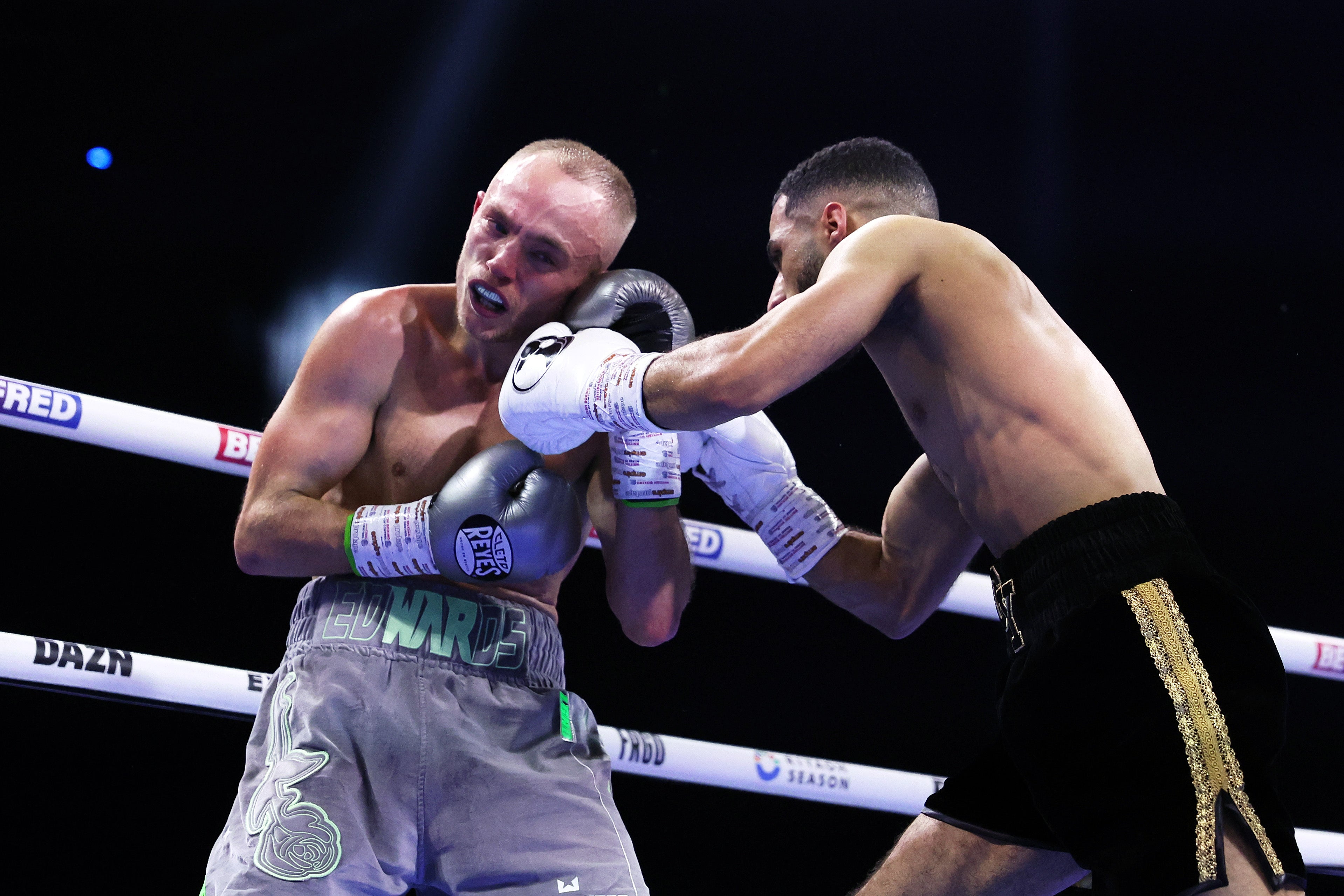 Galal Yafai punches Sunny Edwards