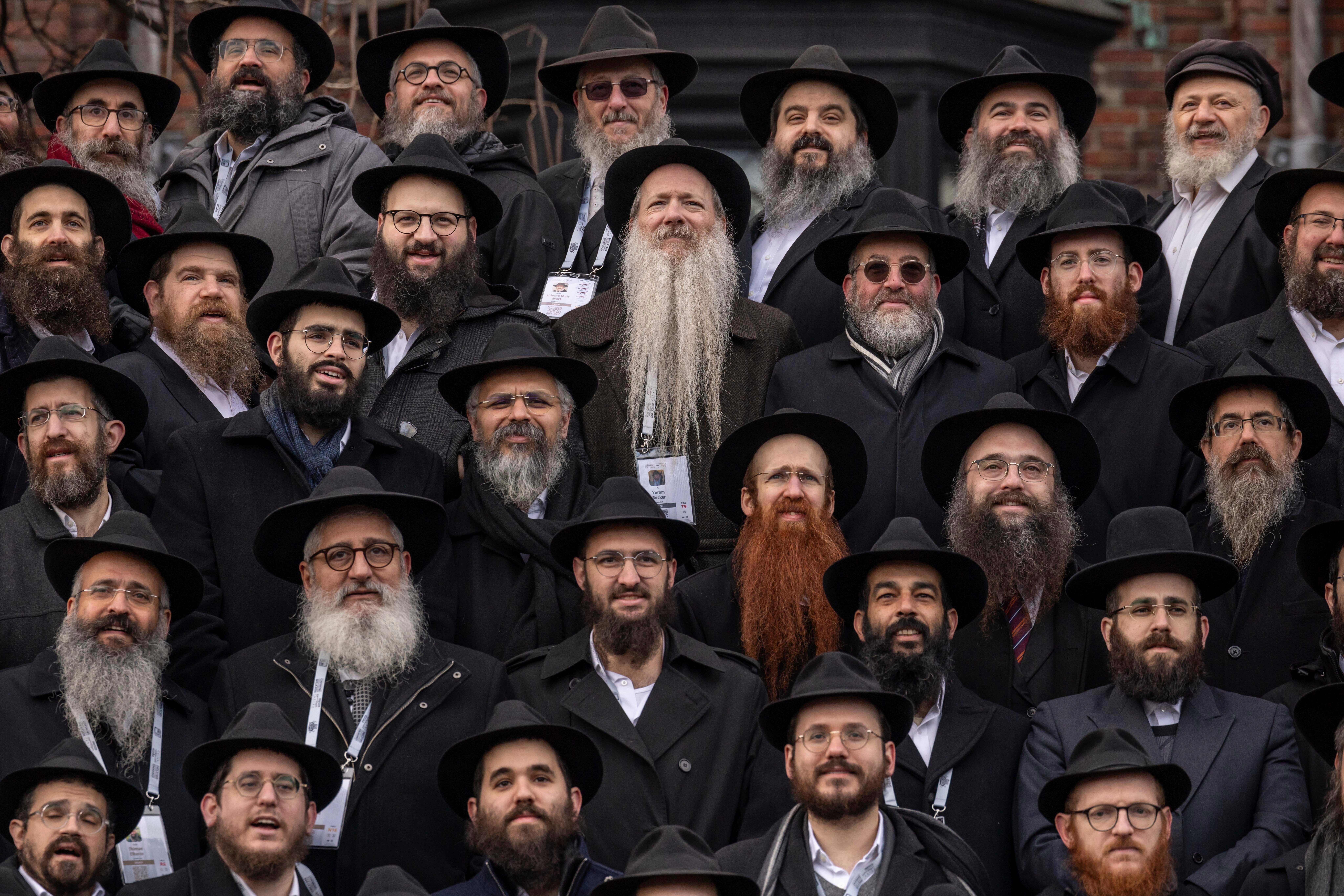 APTOPIX Chabad Group Portrait New York