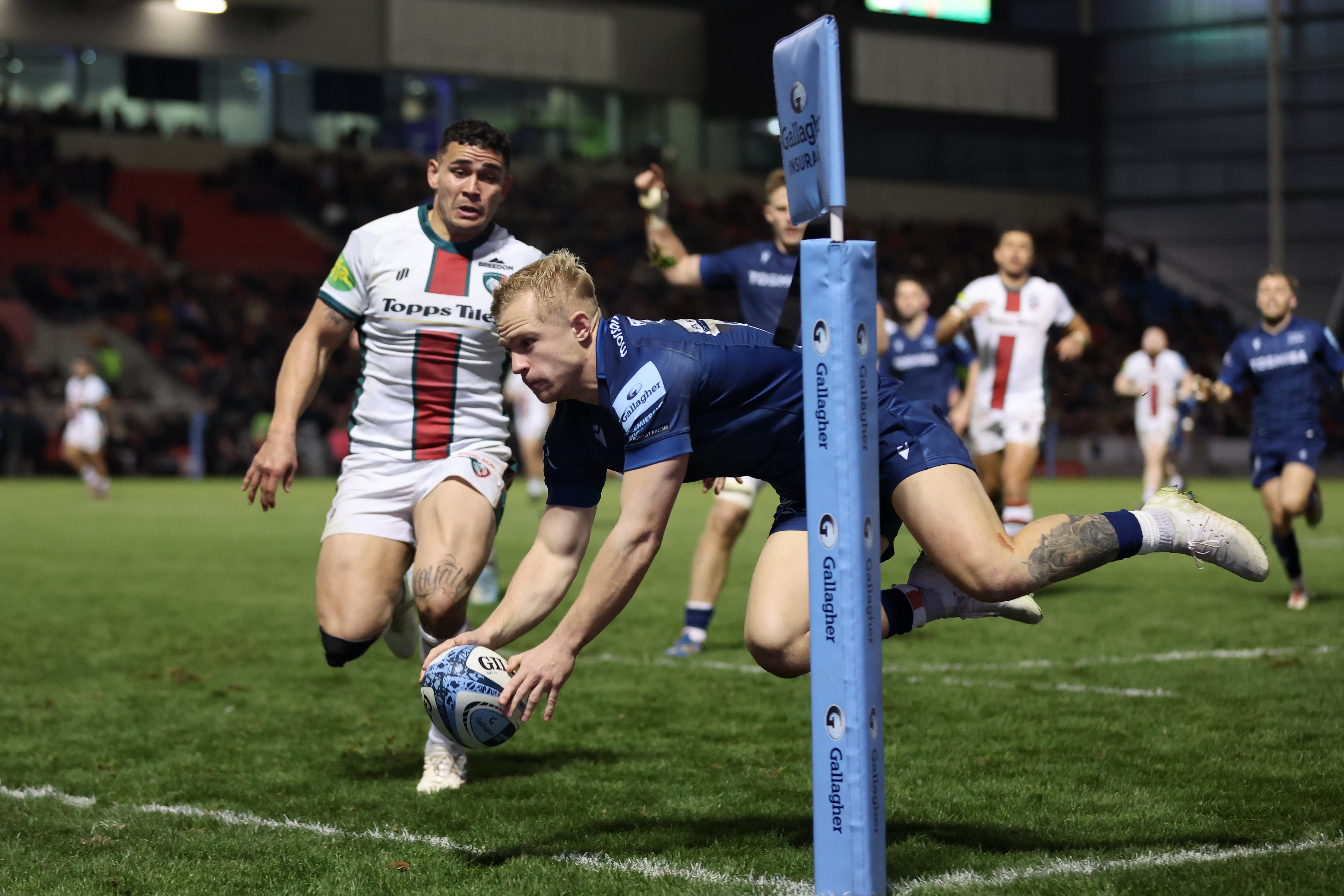 Scotland wing Arron Reed scored twice in an entertaining win