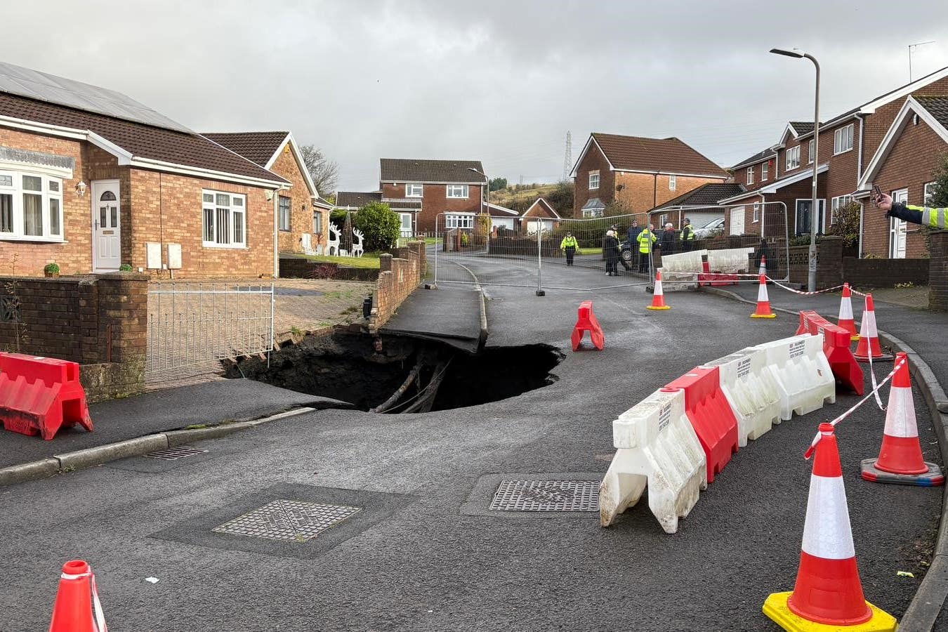 The hole on the housing estate