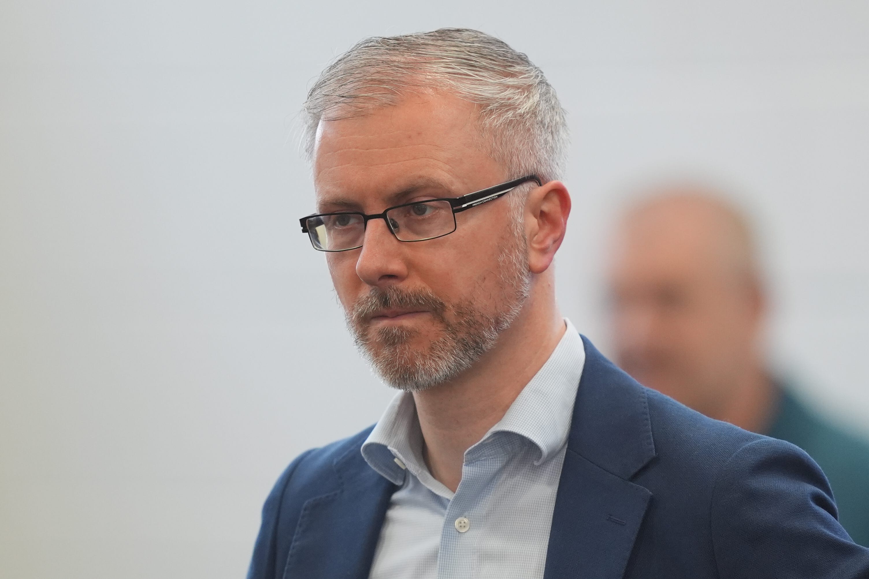 Green Party leader Rodrick O’Gorman at the Dublin West count centre (Niall Carson/PA)