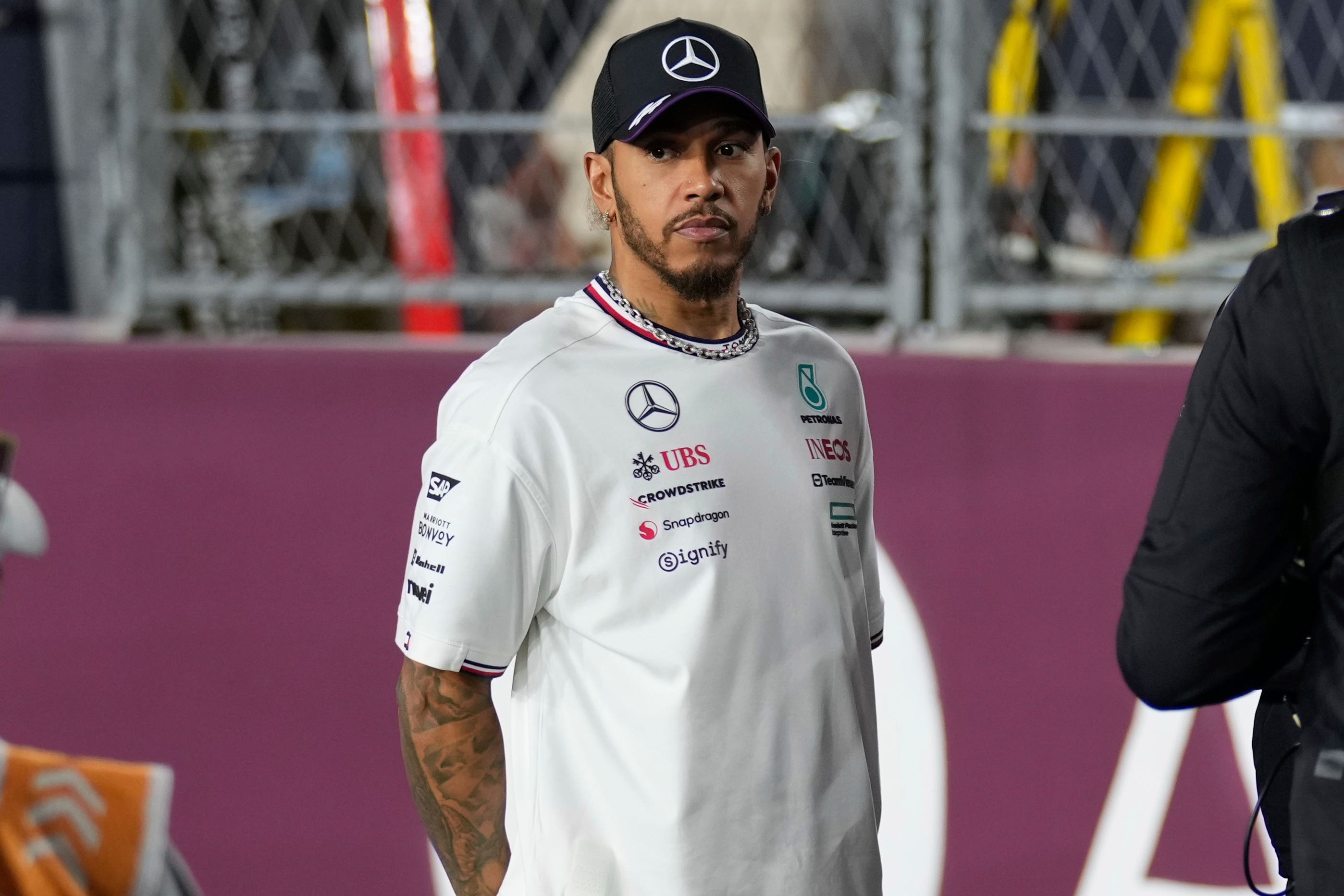 Lewis Hamilton had a weekend to forget in Qatar (Altaf Qadri/AP)