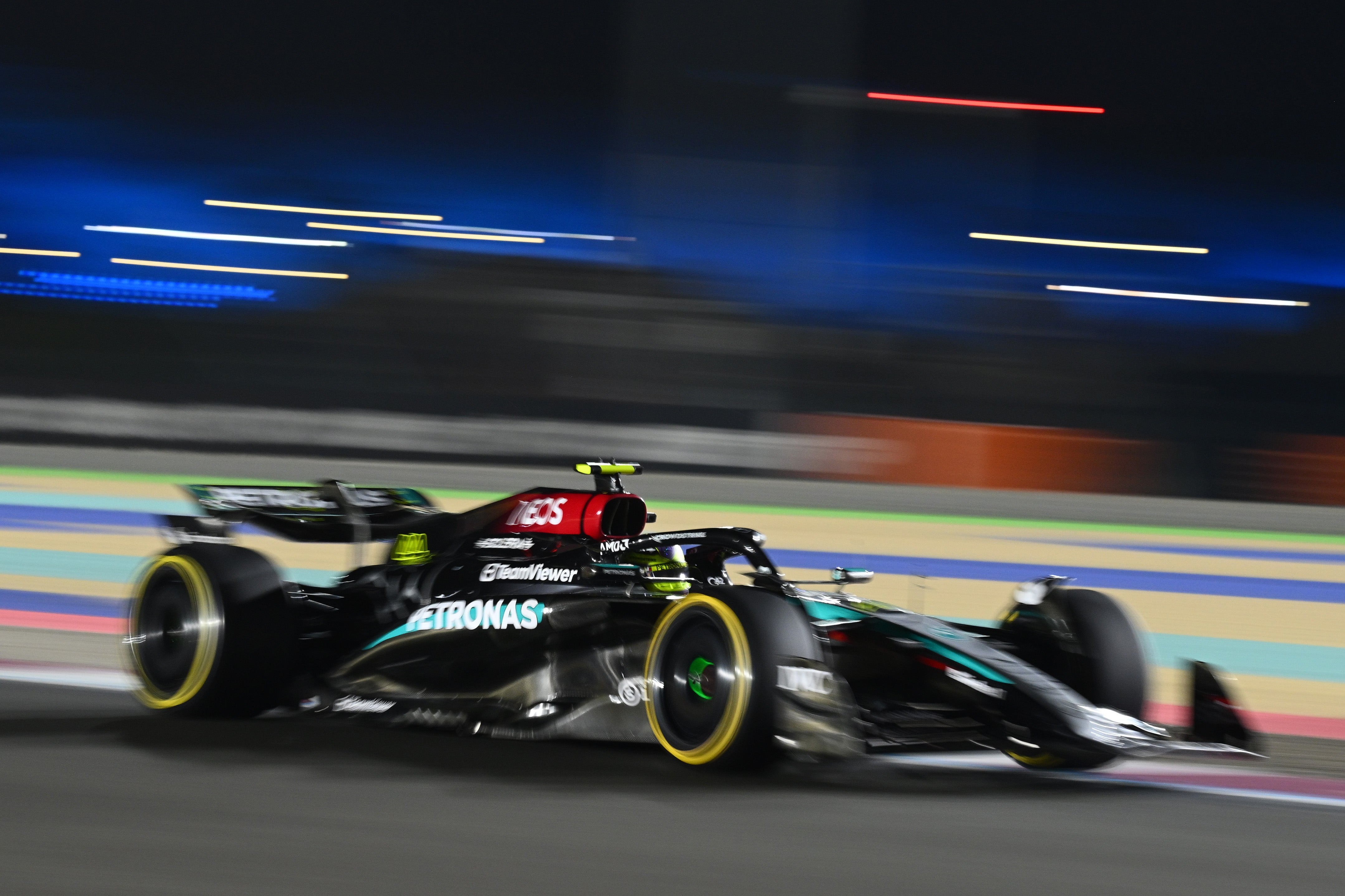 Lewis Hamilton during Sprint Qualifying in Qatar