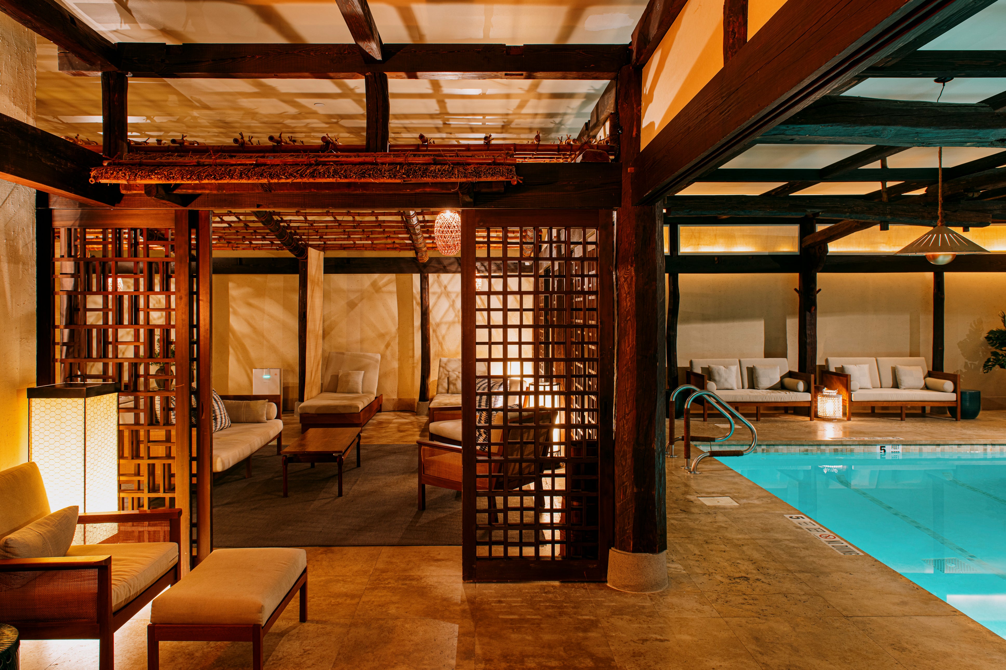 The Japanese-inspired Shibui Spa has its own signature massage: the Drunken Lotus