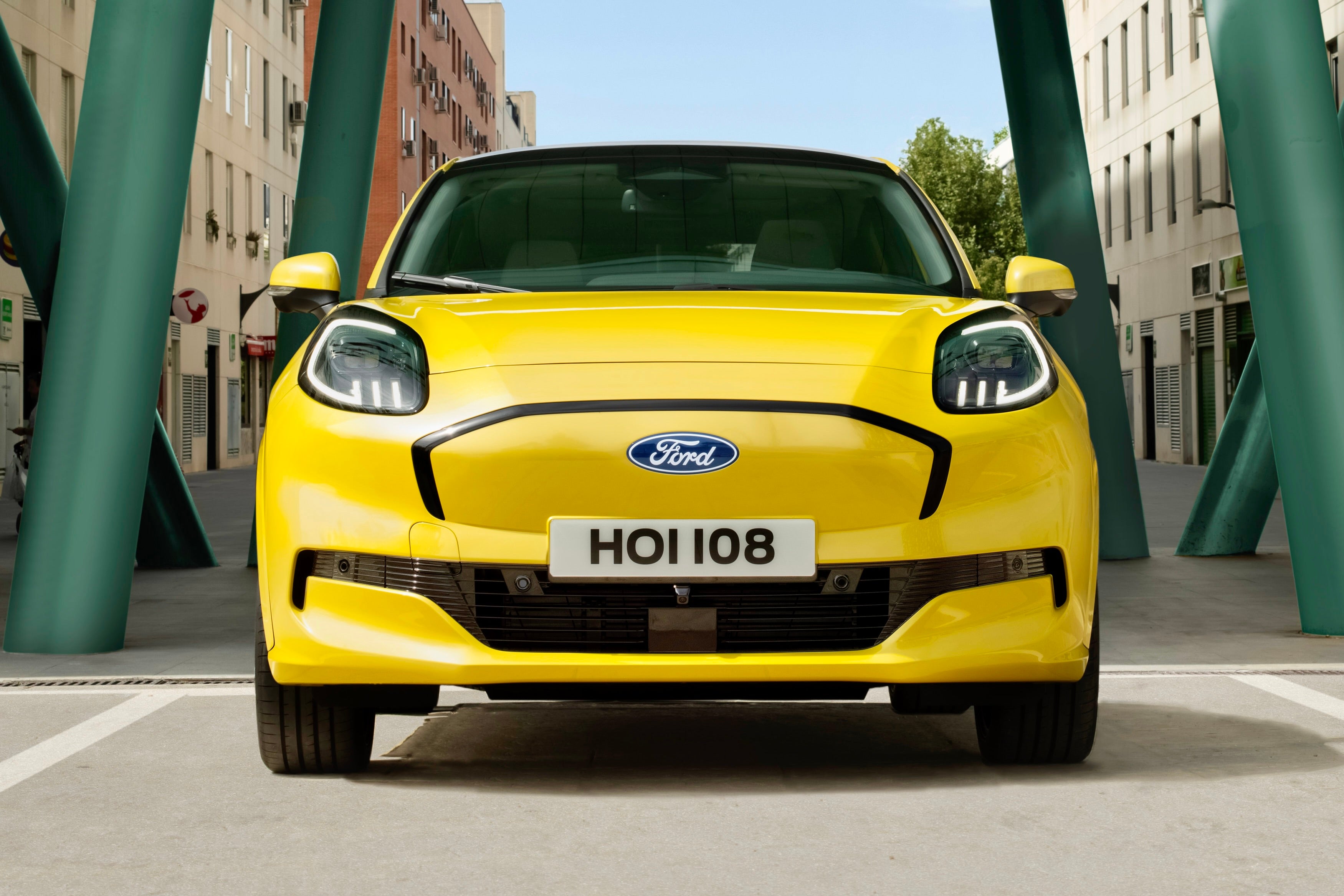 The Ford Puma Gen-E gets a body-coloured ‘shield' in place of a traditional grille