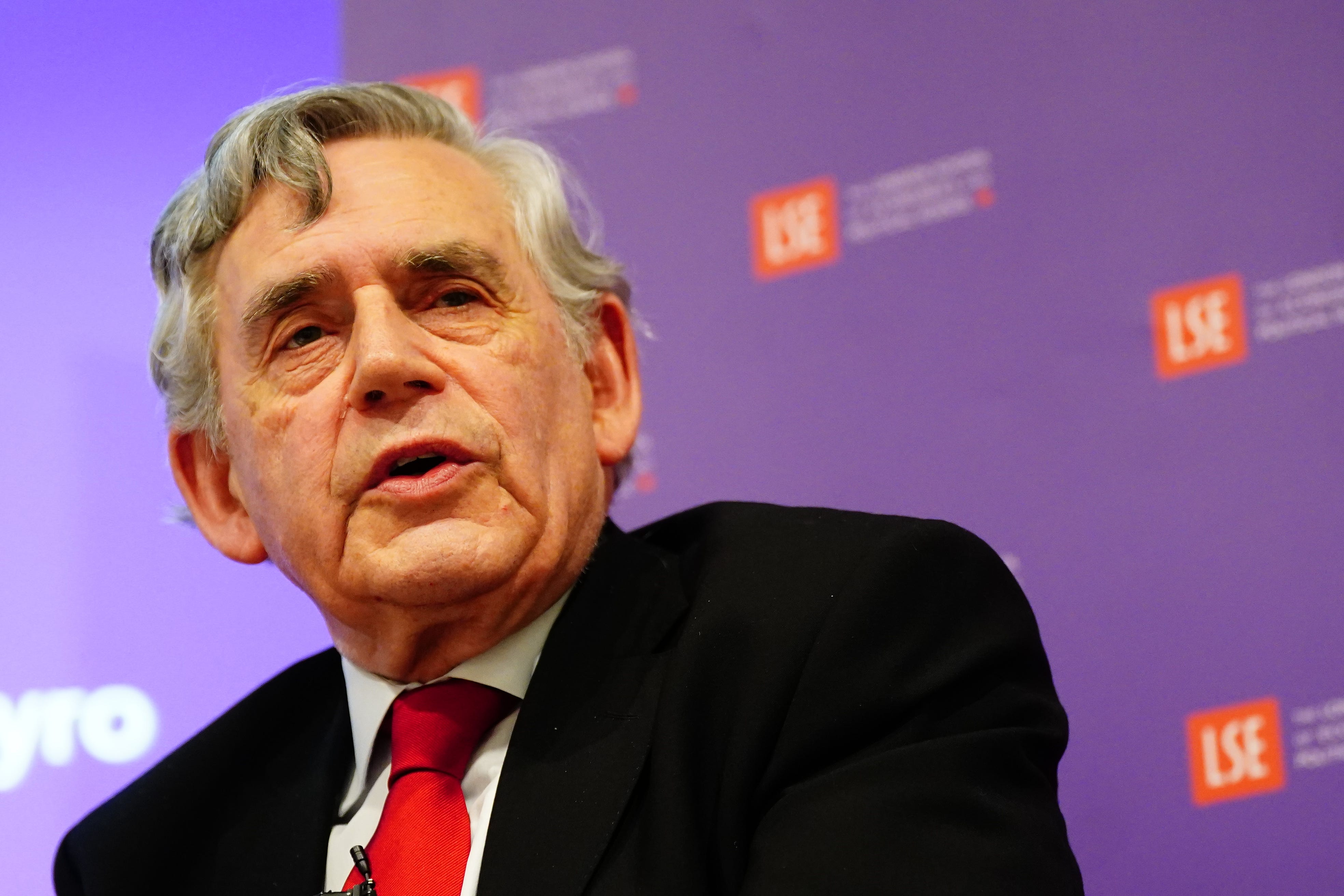 US ambassador praises charity set up by Gordon Brown (Victoria Jones/PA)