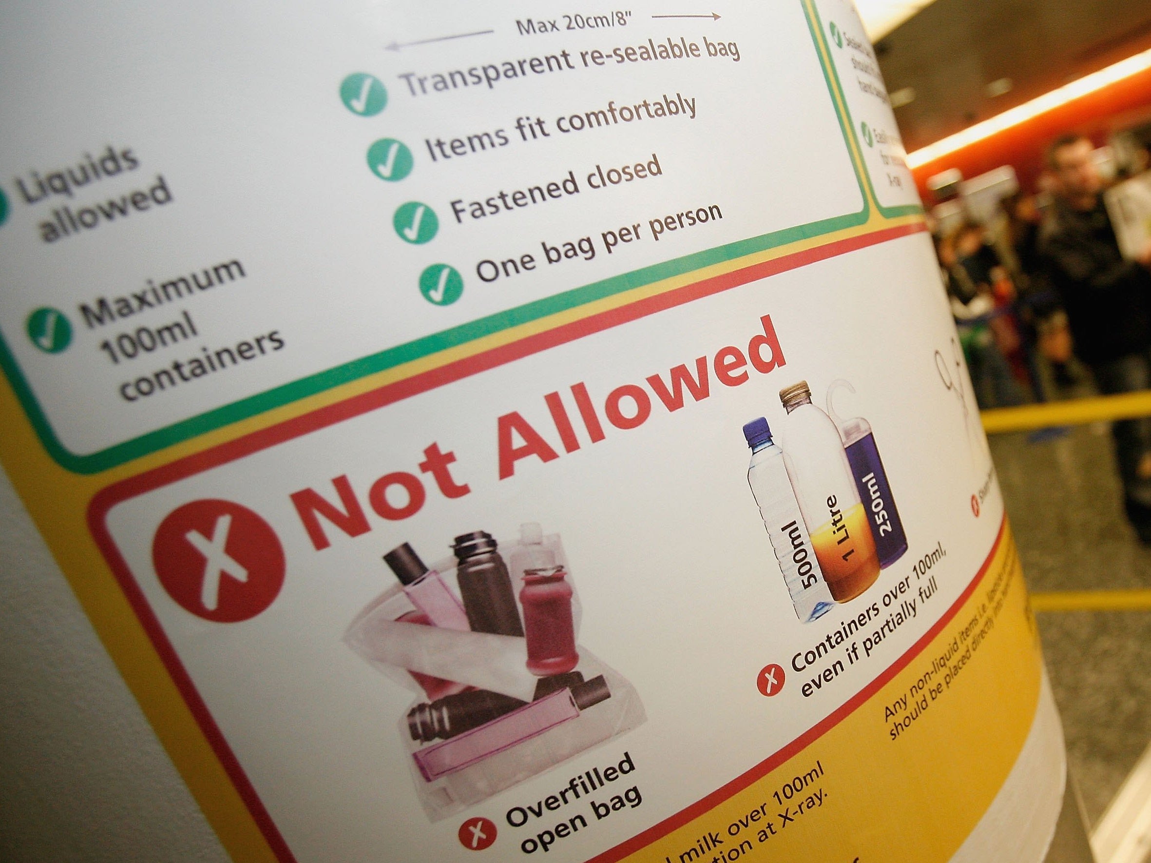 The 100ml limit was brought in nearly two decades ago as a ‘temporary measure’