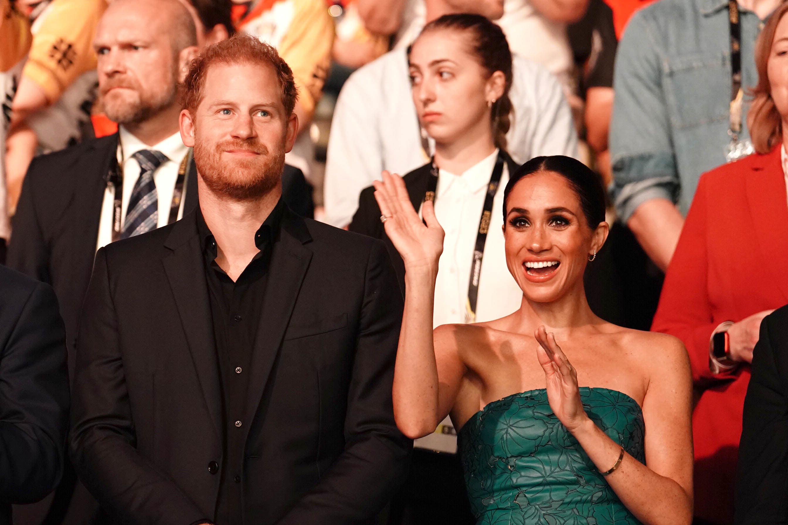 The mission of the Duke and Duchess of Sussex’s foundation is ‘show up, do good’ (Jordan Pettitt/PA)