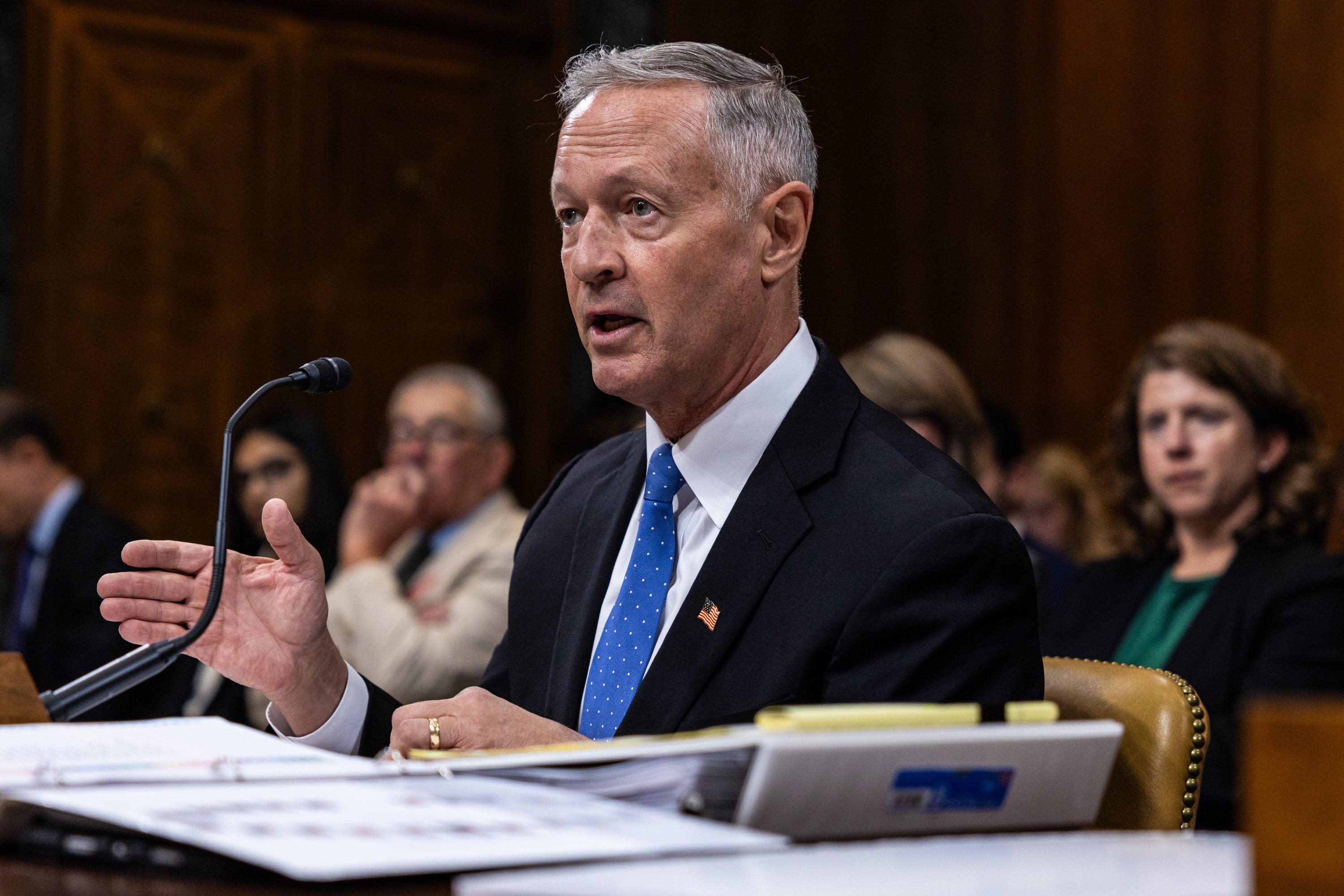 Social Security Commissioner Martin O'Malley testifies before the Senate Committee on the Budget at the U.S. Capitol earlier this year in September in Washington, DC. A number of vital changes will be made to the system next year