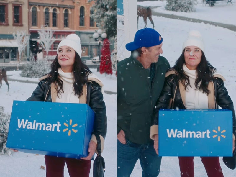 Lauren Graham and Scott Patterson reprise their roles as Lorelai Gilmore and Luke Danes in Walmart ad