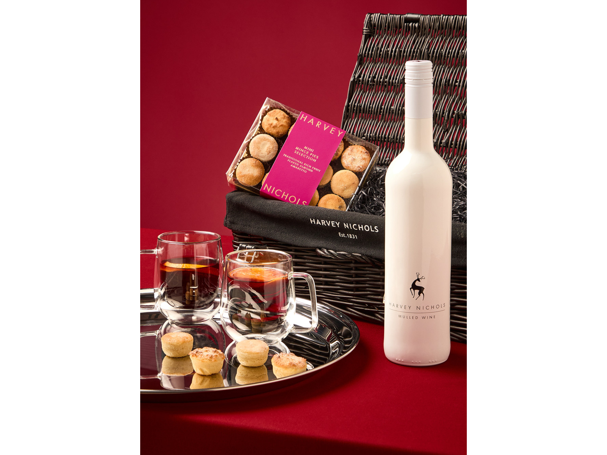 Best mince pies IndyBest review Harvey Nichols assorted mini mince pies and mulled wine hamper