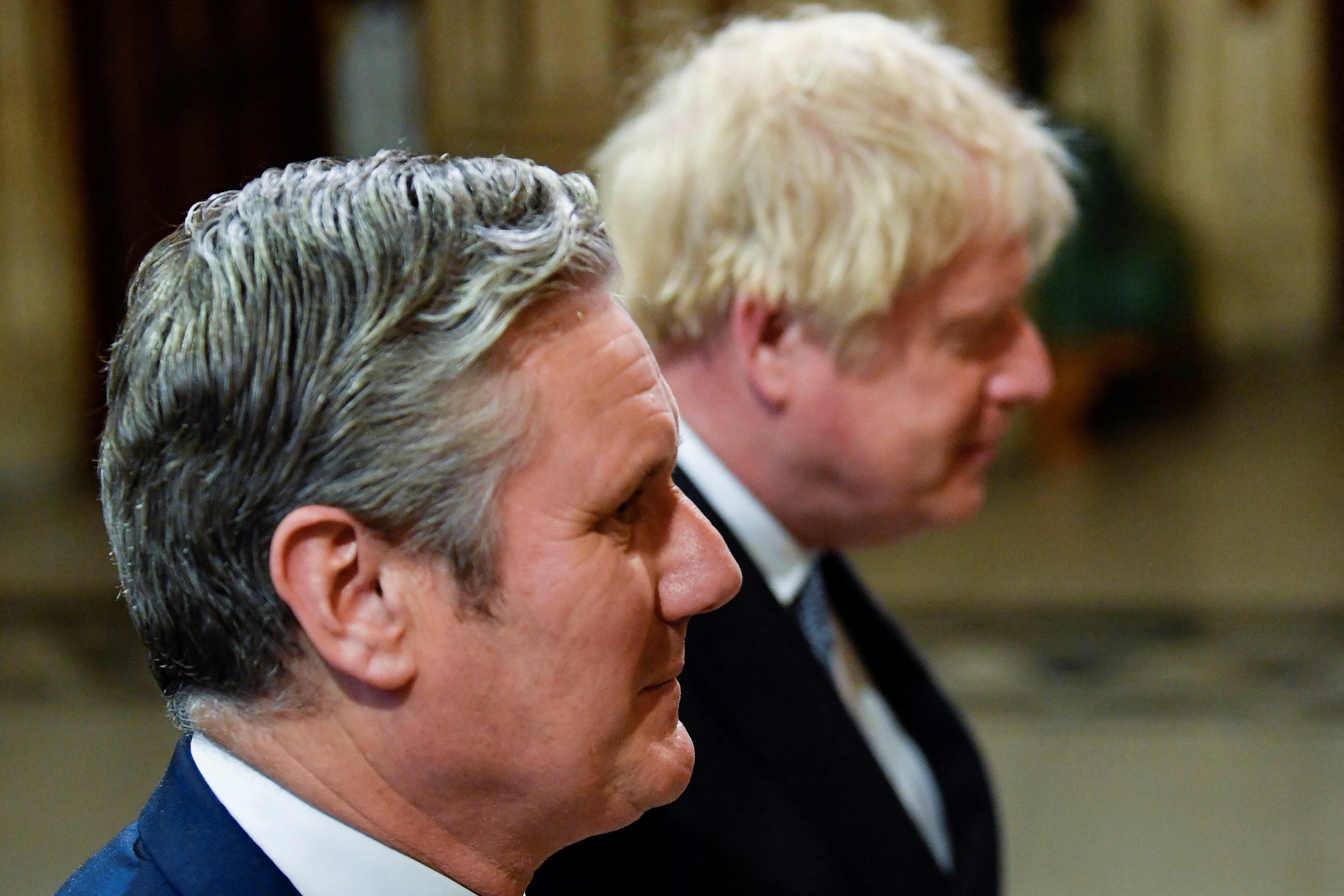 Boris Johnson called on Sir Keir Starmer to correct the record (Toby Melville/PA)