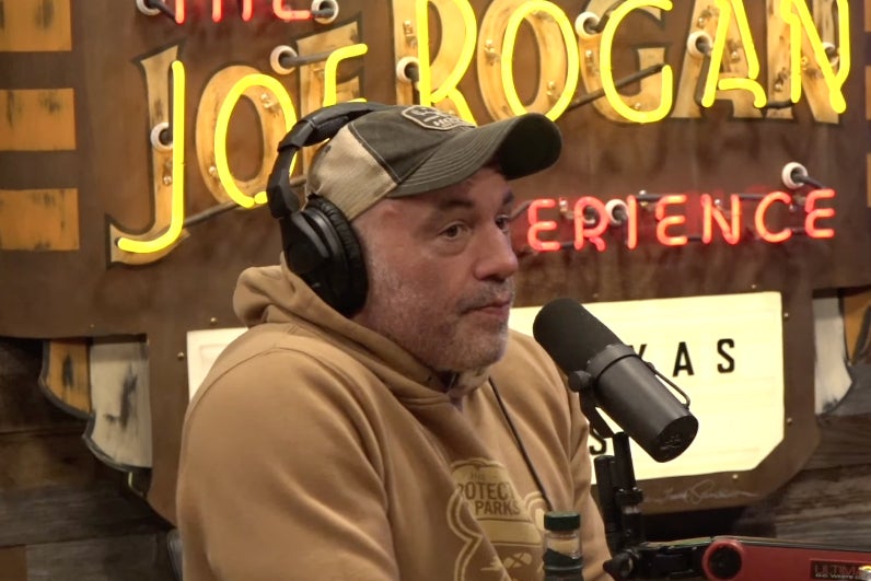 Podcaster Joe Rogan claimed he only publicly endorsed Donald Trump out of opposition to Tim Walz