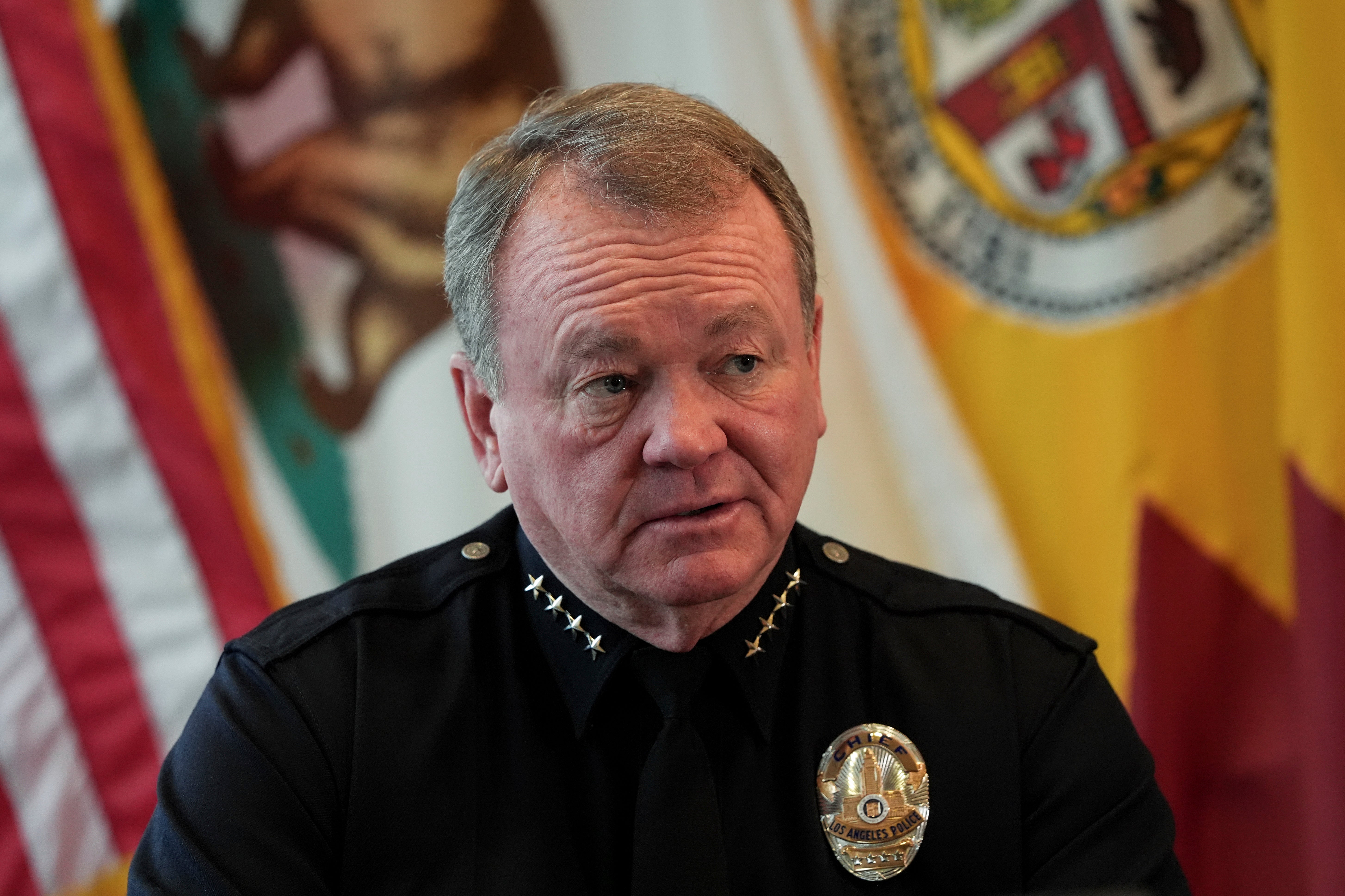 California AP Interview LAPD Chief