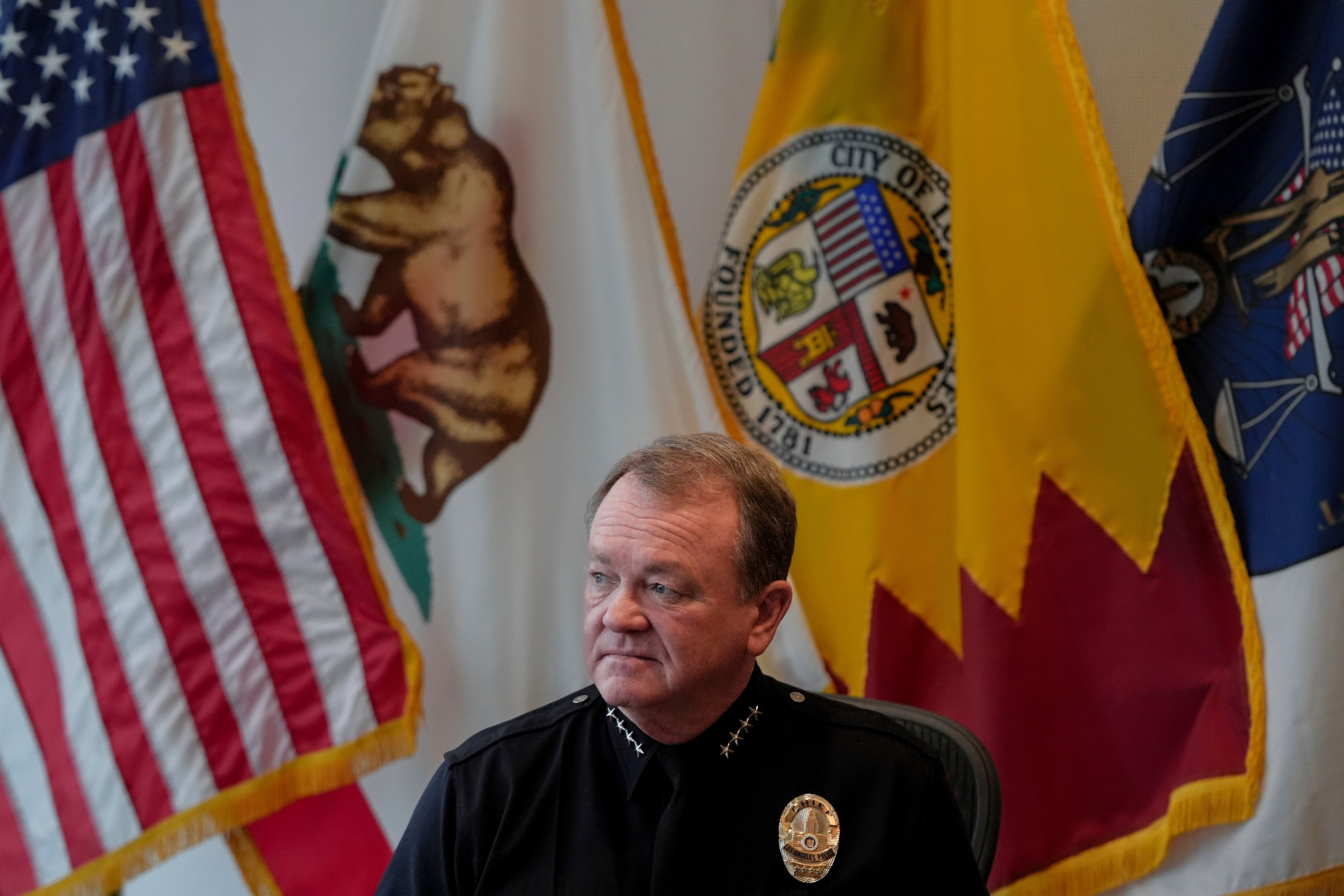 California AP Interview LAPD Chief