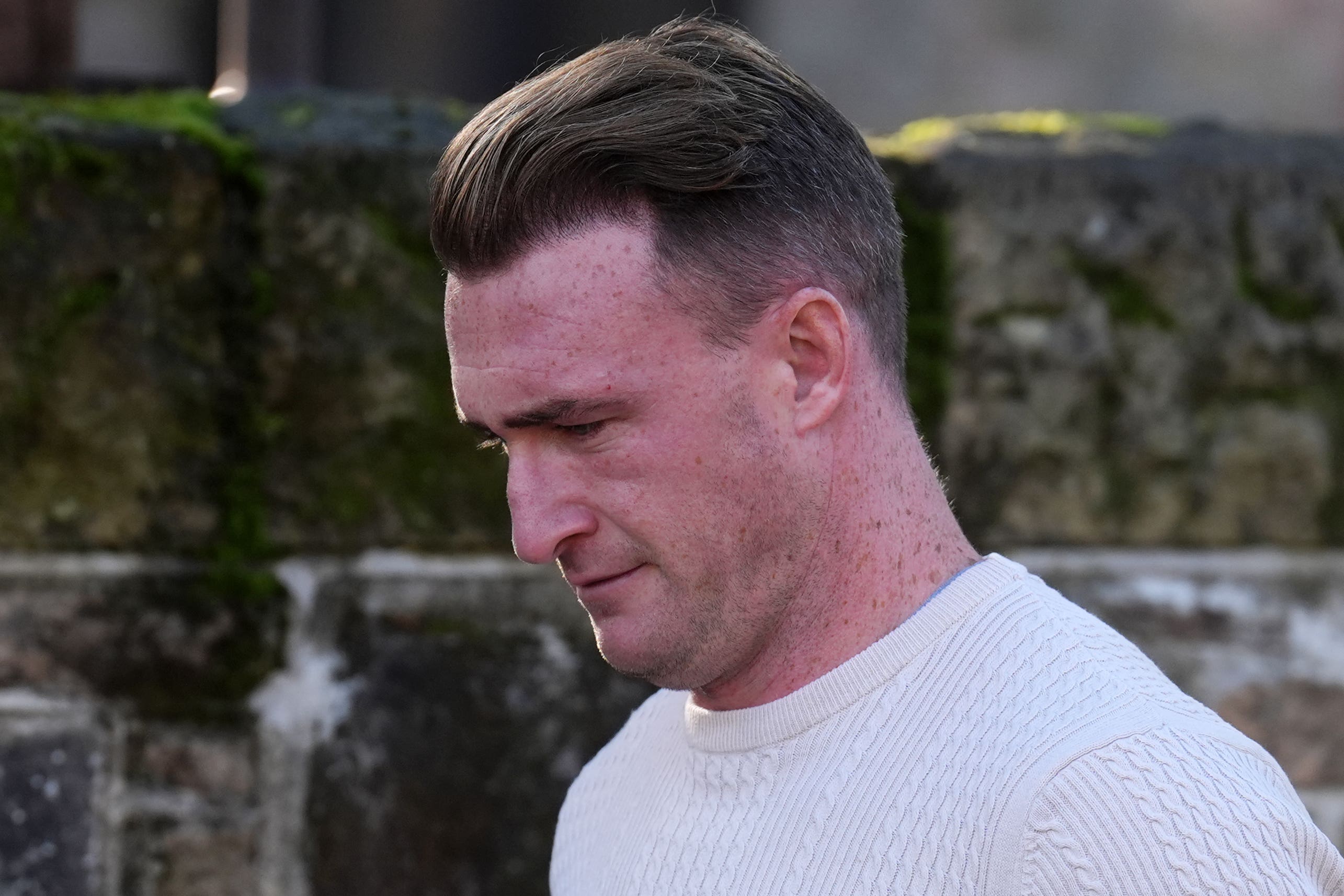 Stuart Hogg previously pleaded guilty to a single charge of domestic abuse (Andrew Milligan/PA)