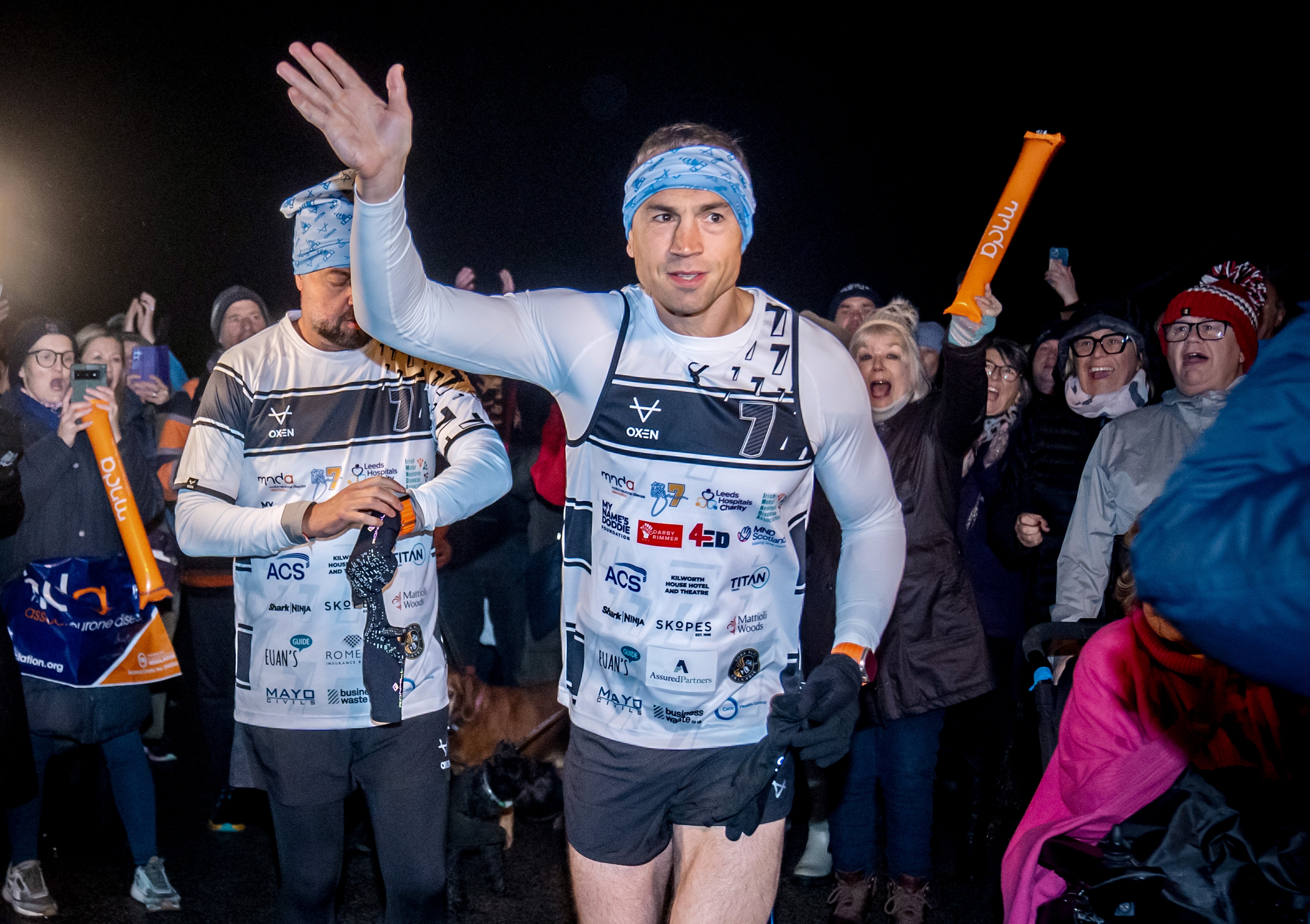 Kevin Sinfield will begin his latest marathon challenge next week