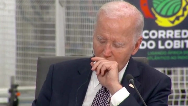 Then president Joe Biden appeared to fall asleep during a Trans-Africa Summit in Angola in 2024