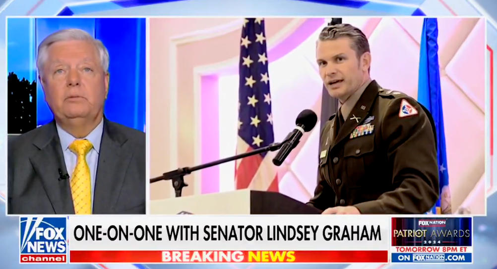 Lindsey Graham defended Pete Hegseth on Fox News a day after he said the allegations were ‘disturbing’