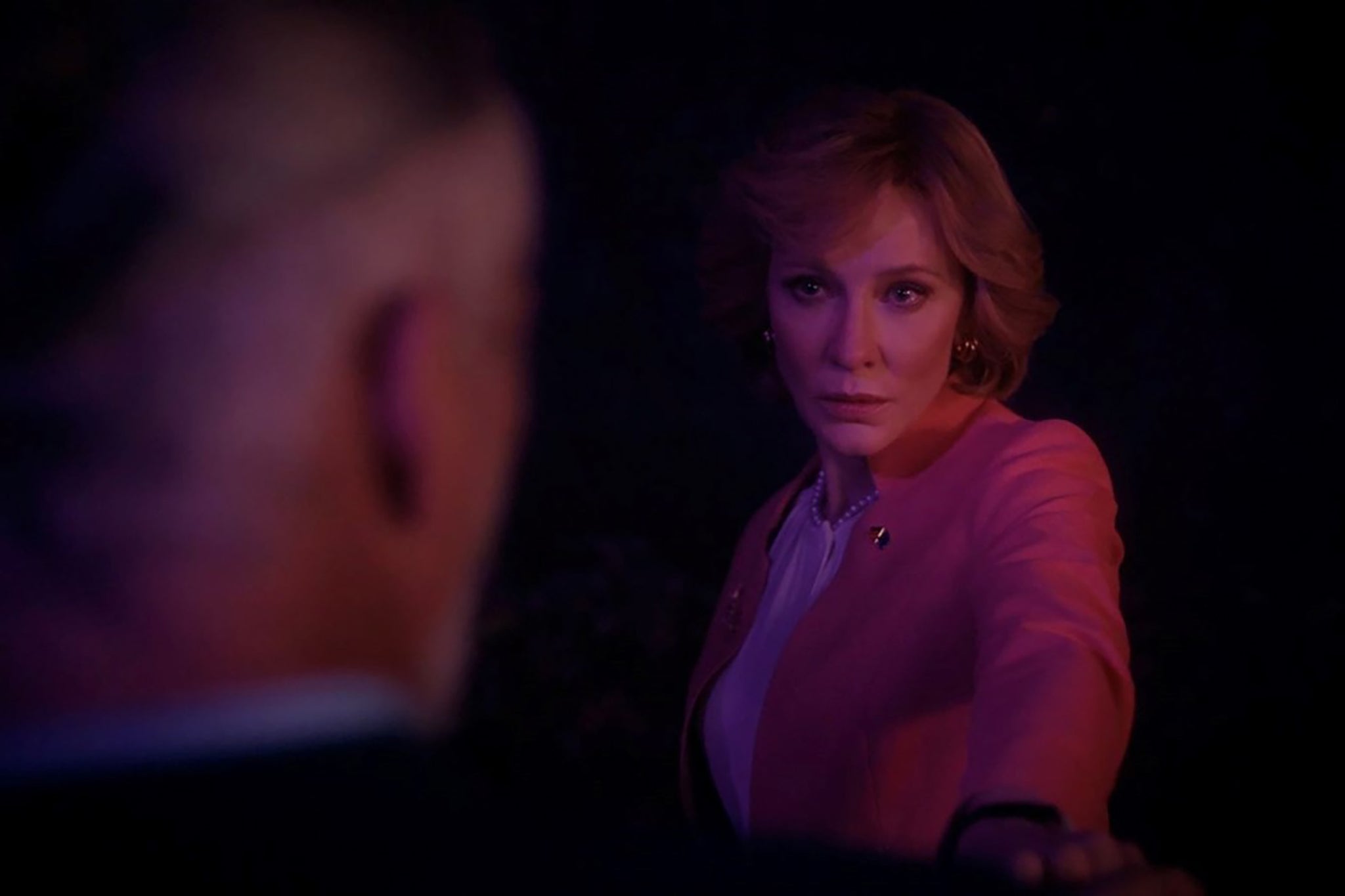 Political humour: Cate Blanchett in the satirical comedy ‘Rumours’