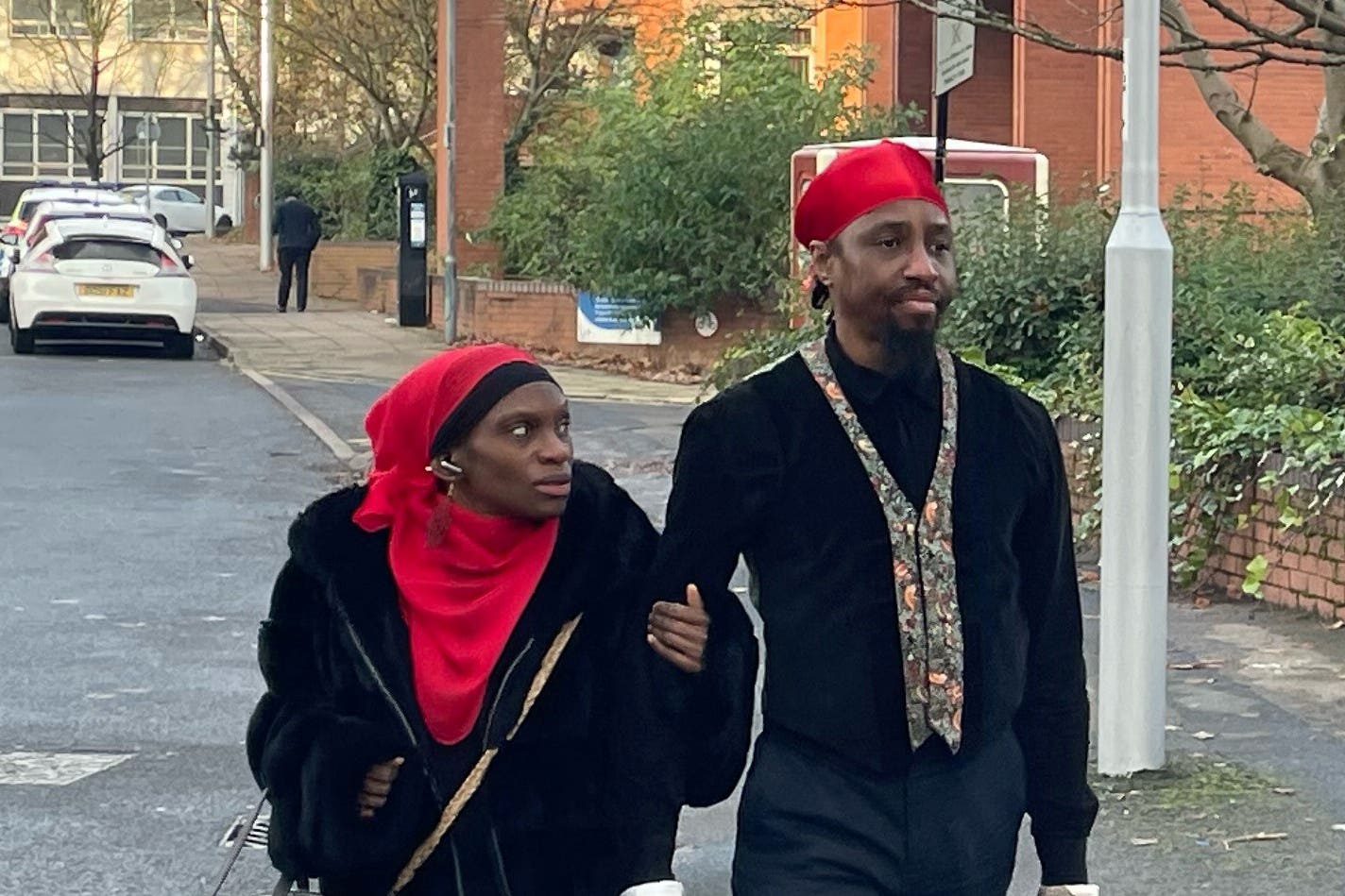 Naiyahmi and Tai Yasharahyalah arriving at Coventry Crown Court (PA)