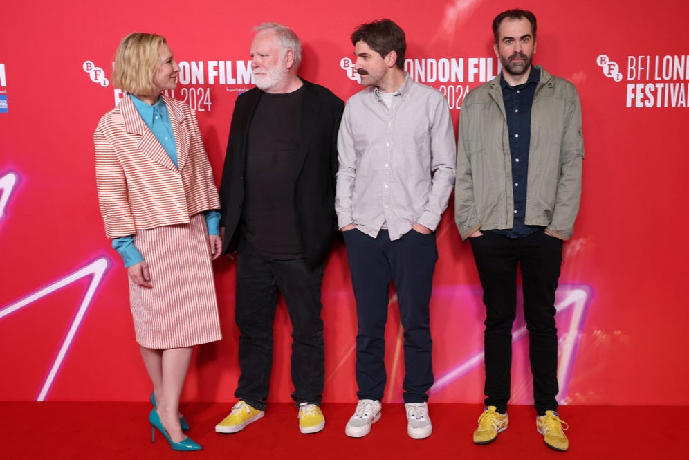 Collaborators: Blanchett, Maddin, Evan and Galen Johnson at the London premiere of ‘Rumours’ in October