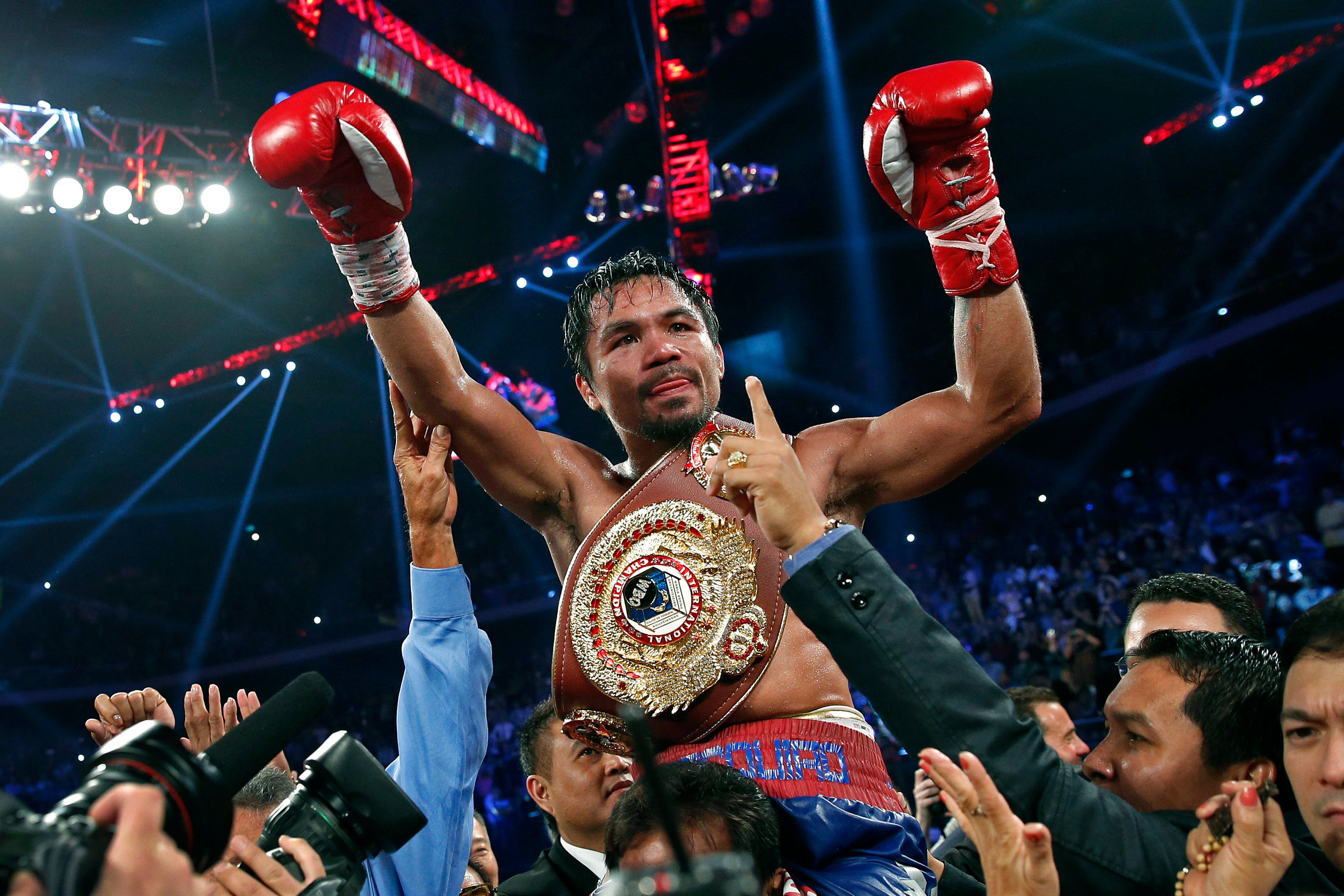 Manny Pacquiao is one of the greatest to ever don a pair of boxing gloves