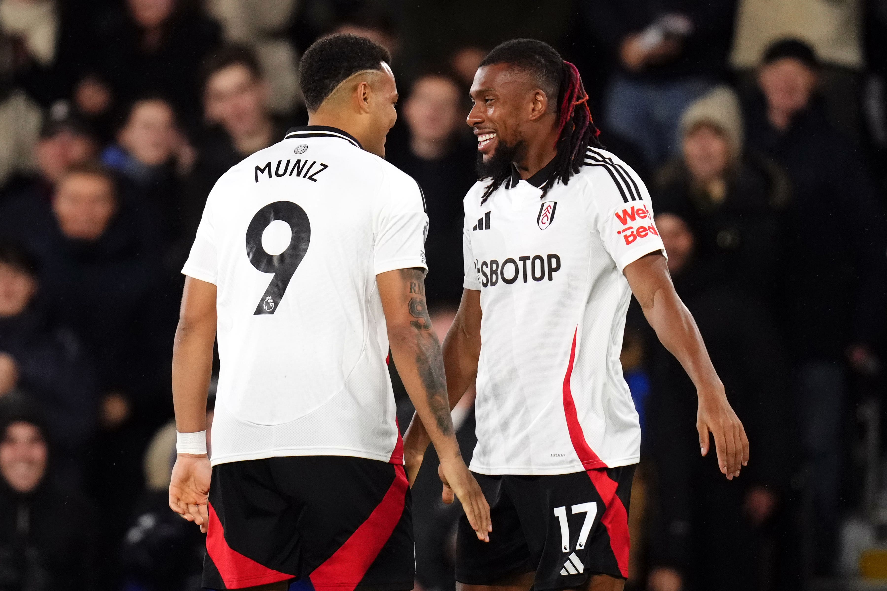 Iwobi scored twice as Fulham beat Brighton