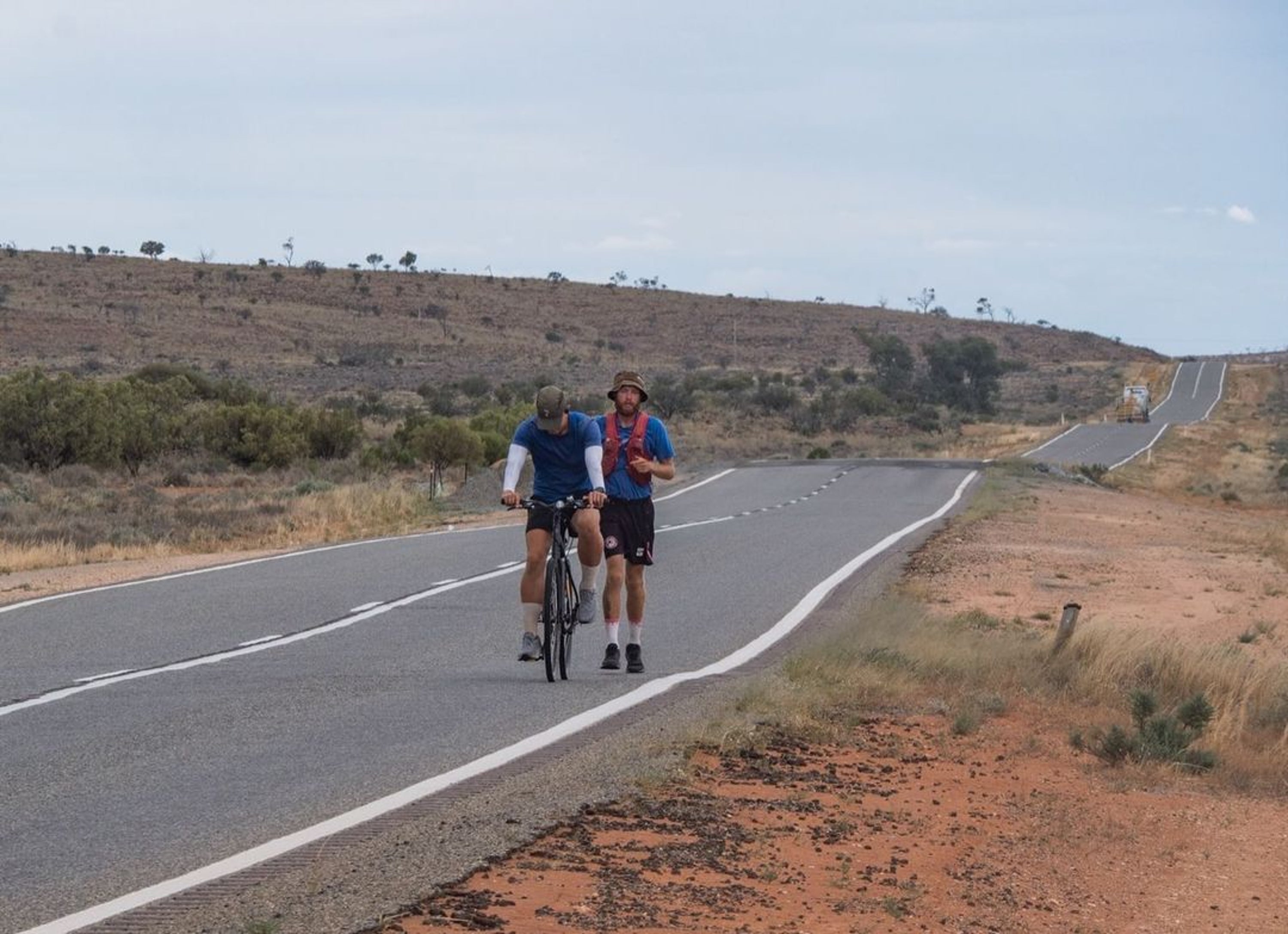 Jack Pitcher, has faced extreme conditions while covering the distance from Perth to Sydney, taking a toll on his health