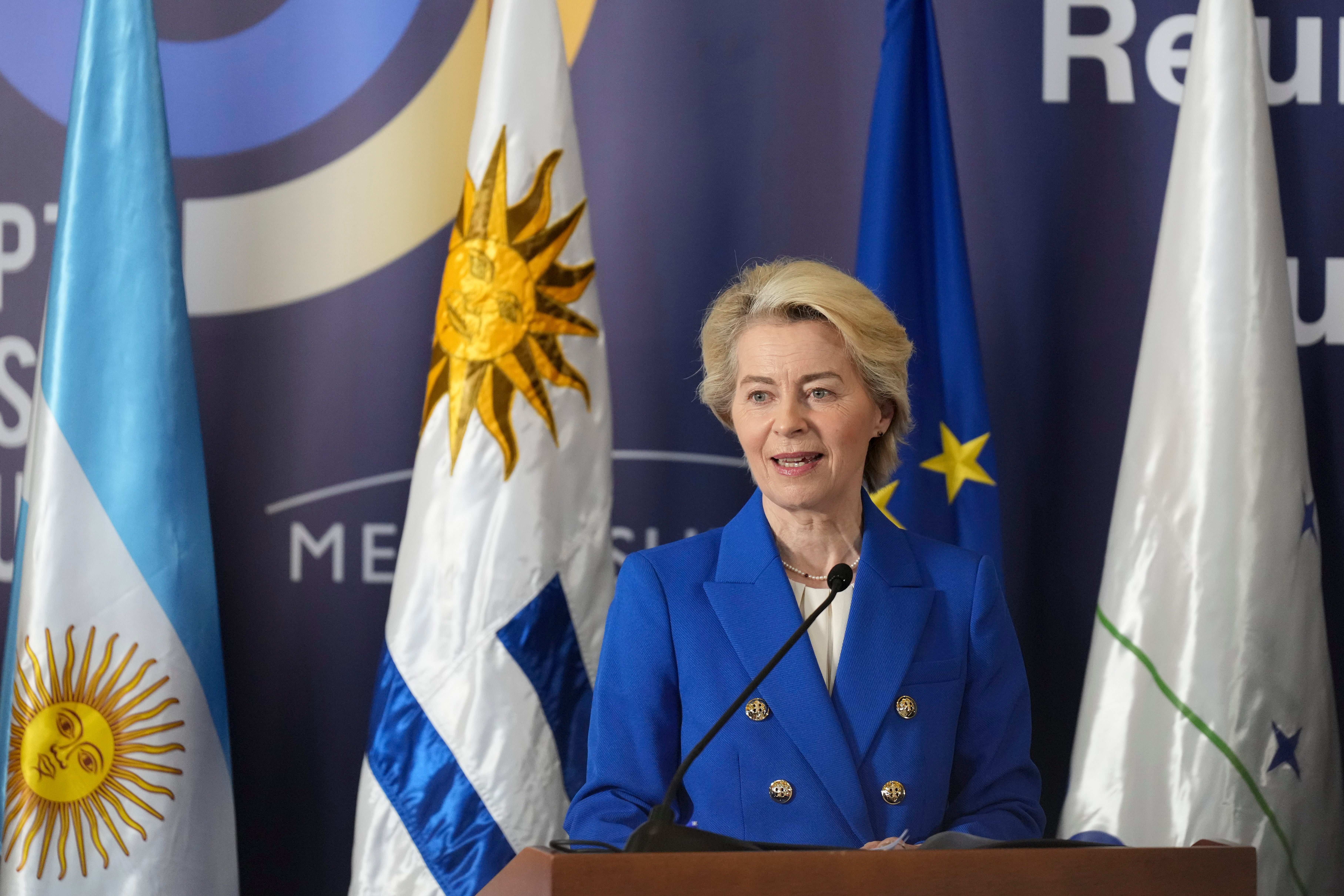 Ursula von der Leyen said it had been a turbulent year