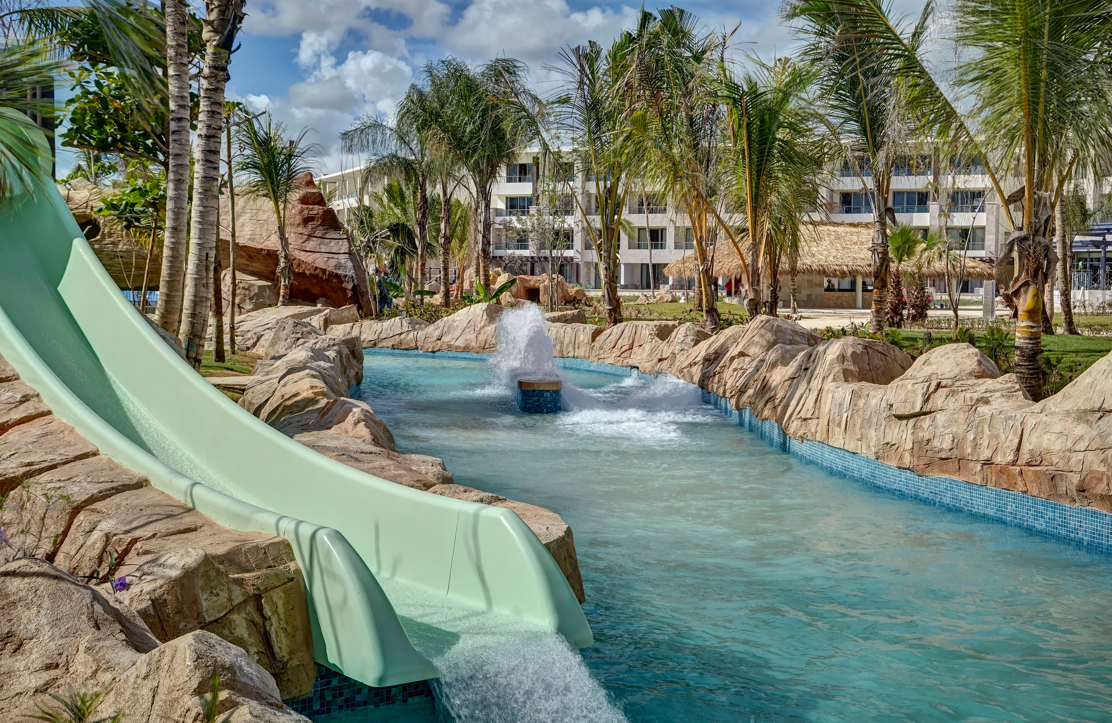 The lazy river at the Royalton Bavaro Resort & Spa, Dominican Republic