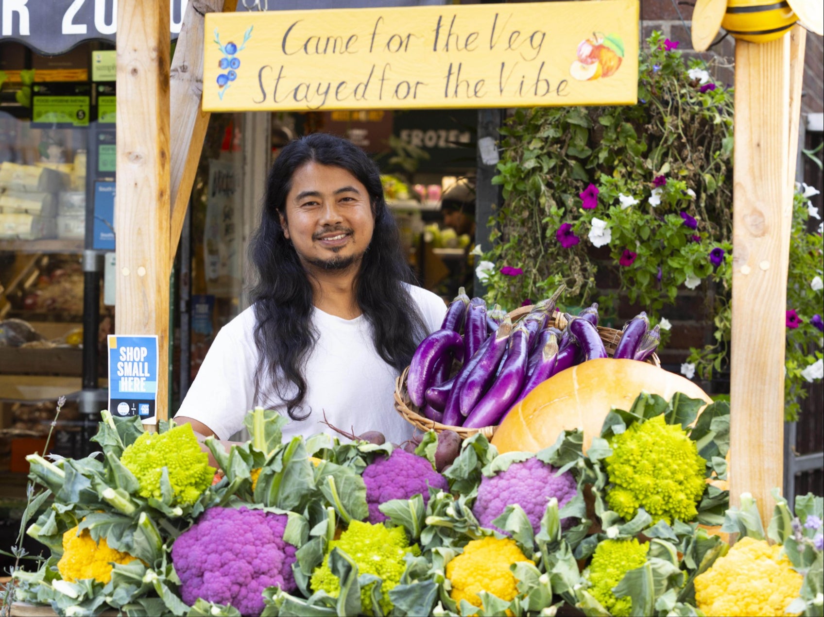 For Bardan Pradhan, from the Village Greengrocers in Charlton, London, it is a great time to reconnect with local shoppers.