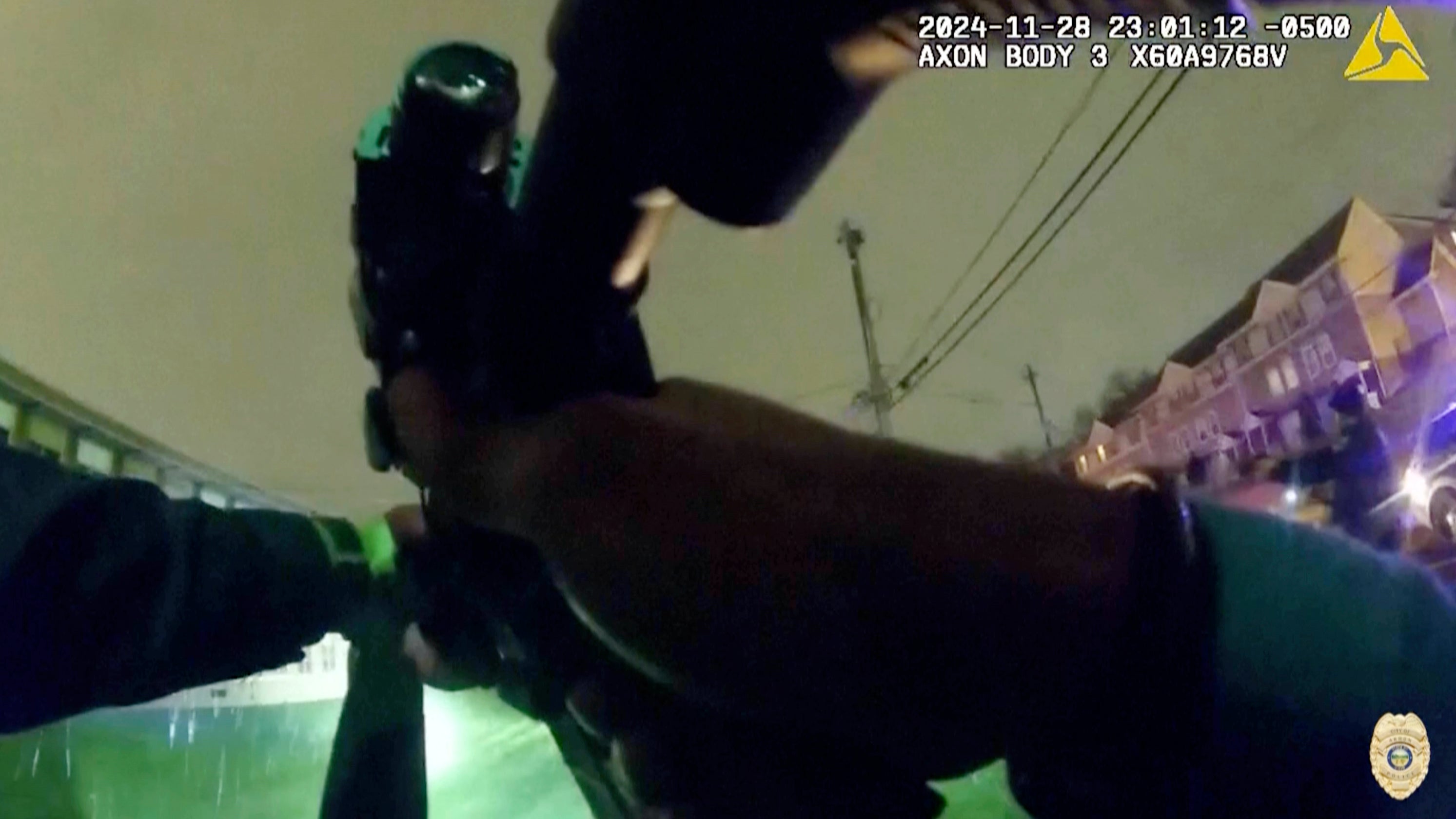 The harrowing footage shows the fatal shooting of 15-year-old Jazmir Tucker