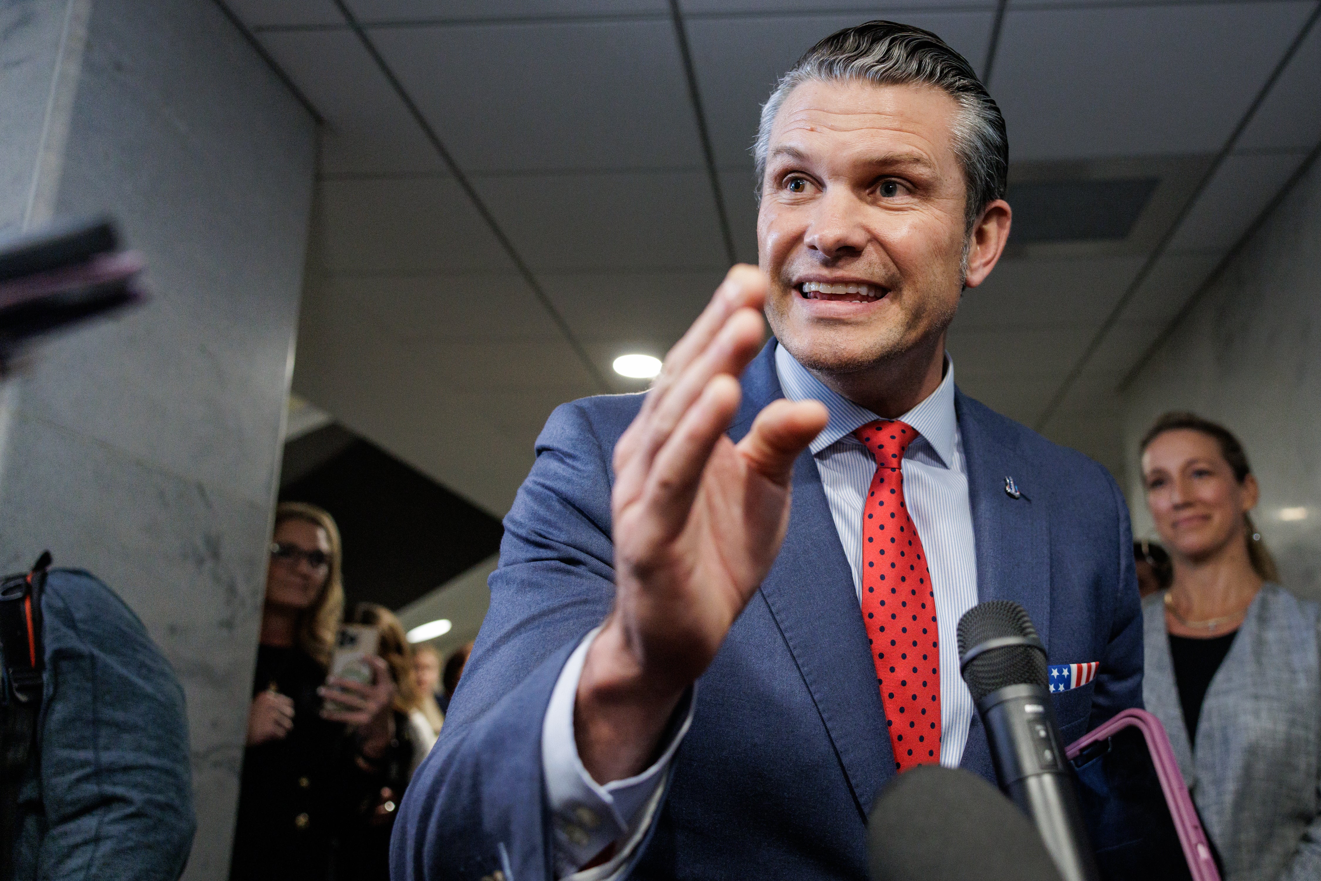 Pete Hegseth faces allegations that he drugged and raped a woman in 2017. He claims the sex was consensual.