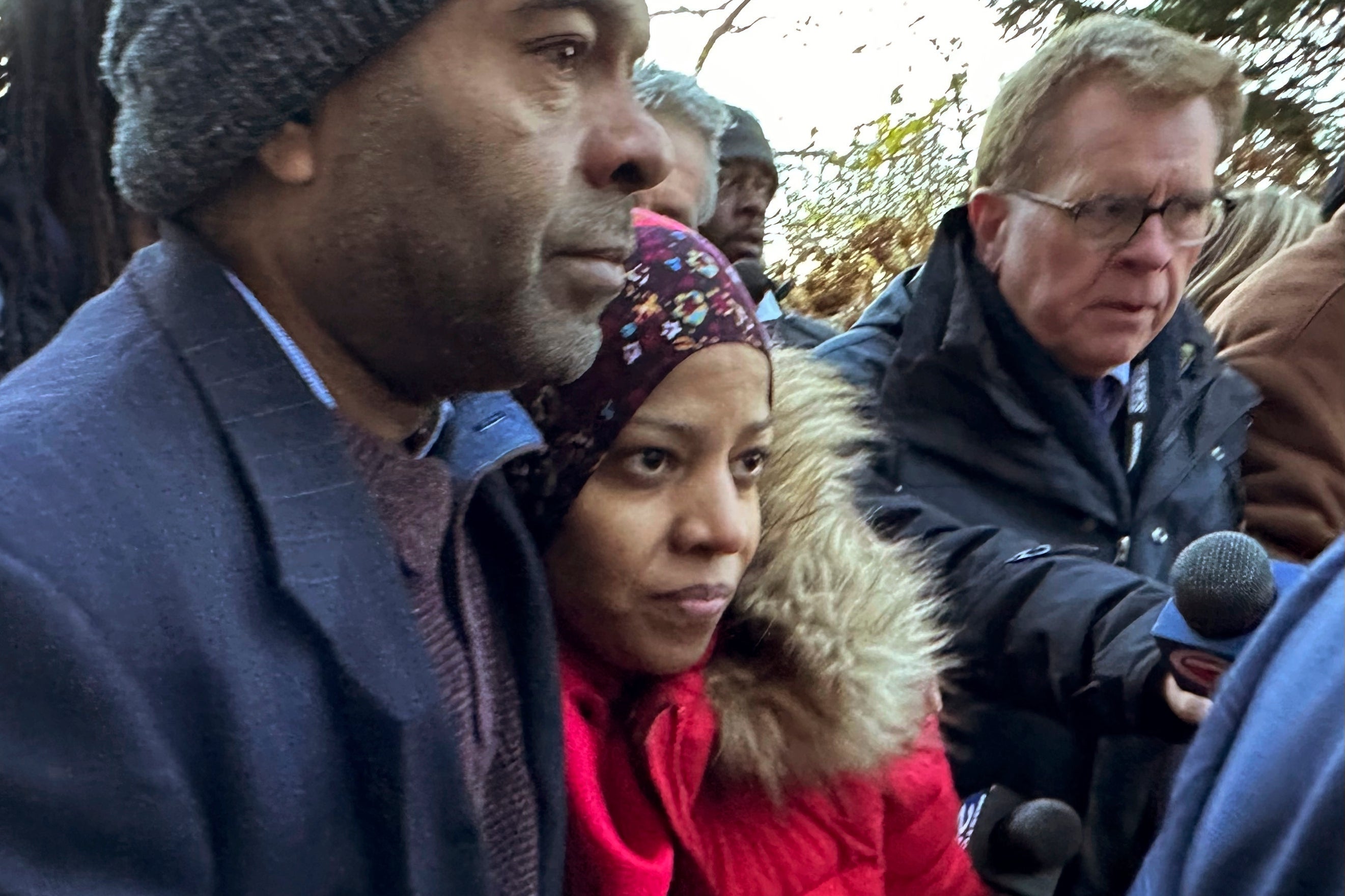 Boston City Council member Tania Fernandes Anderson leaves federal court in Boston after pleading not guilty to charges on December 6