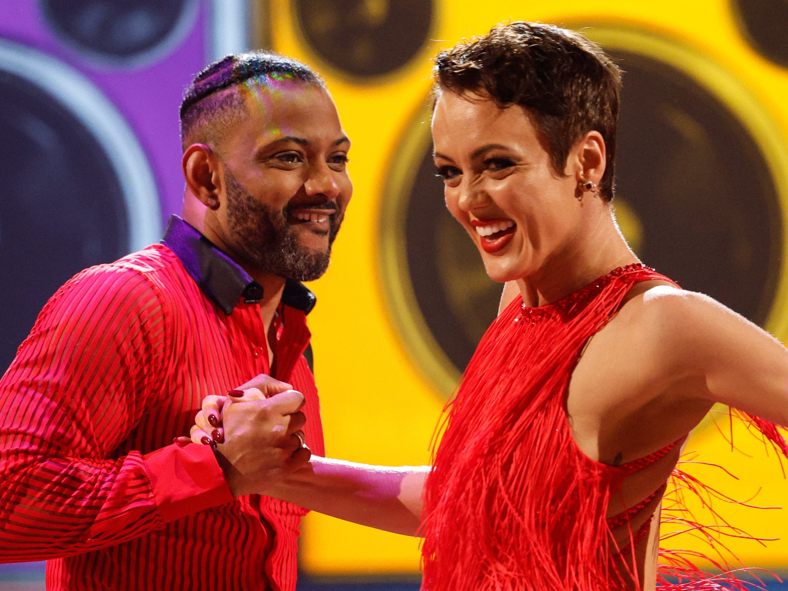 JB Gill and his replacement partner Lauren Oakley on ‘Strictly’