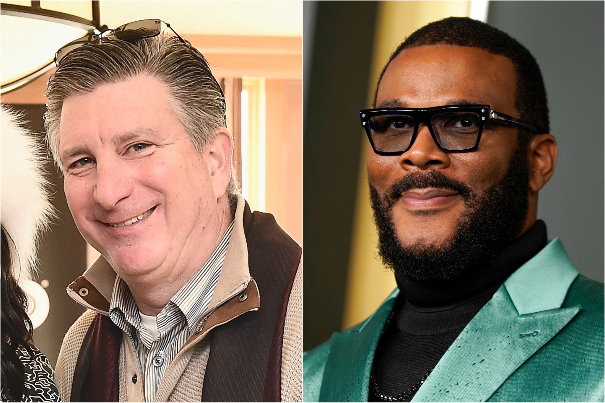 Steve Mensch (left) has been the president of Tyler Perry Studios since 2016