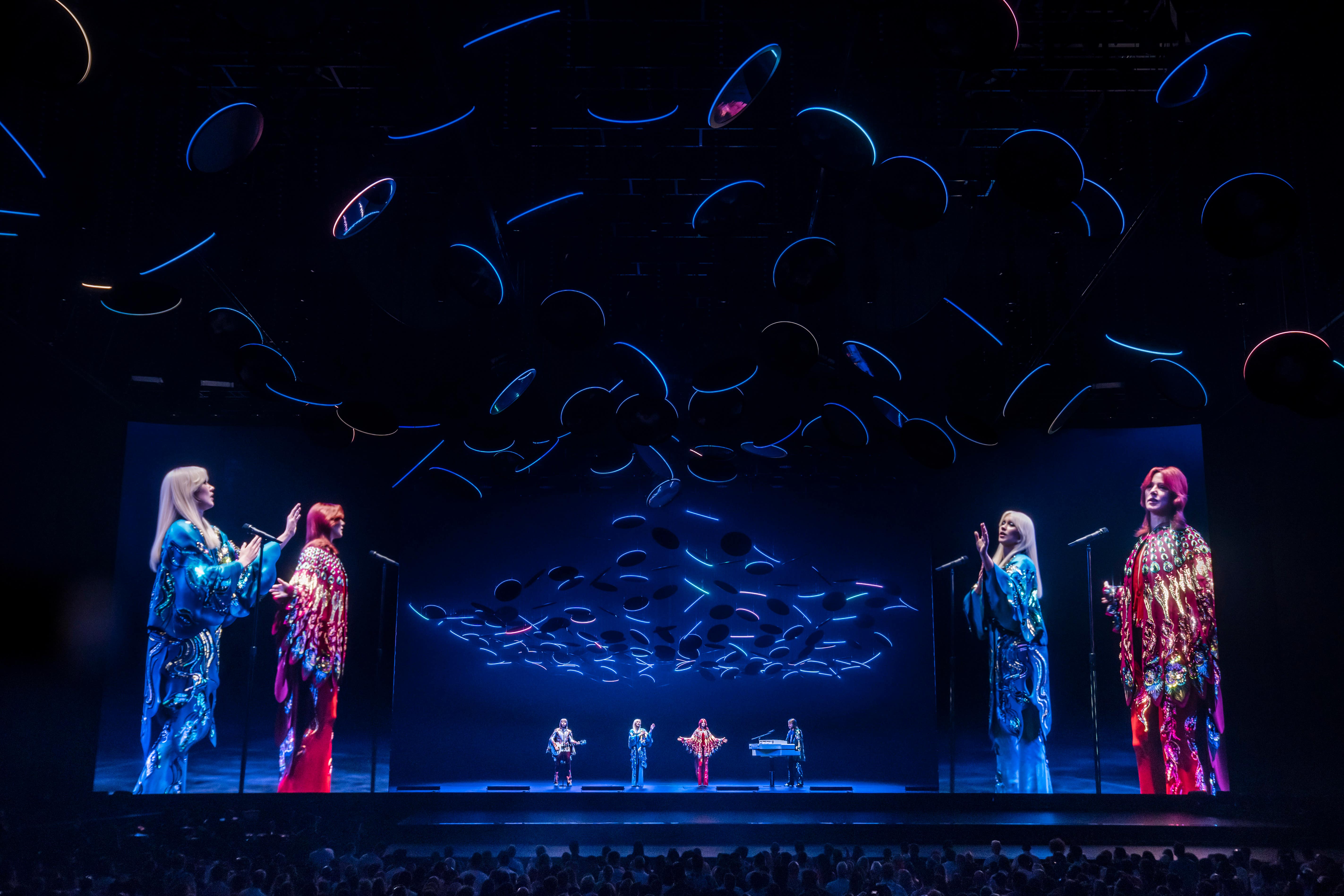 Abba’s virtual concert has boosted the UK economy by more than £1 billion (Abba Voyage/Johan Persson/PA)