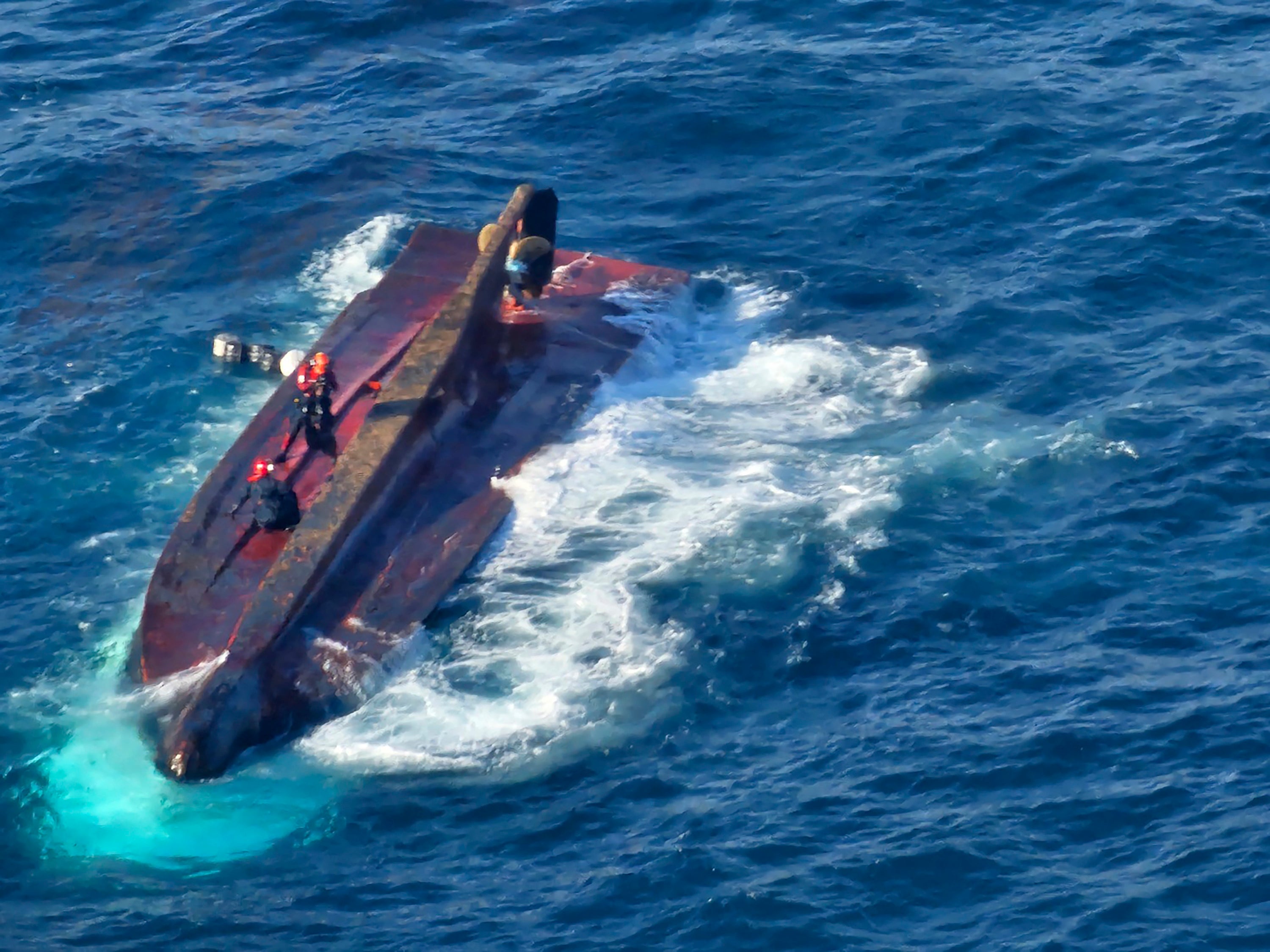 South Korea Capsized Boat