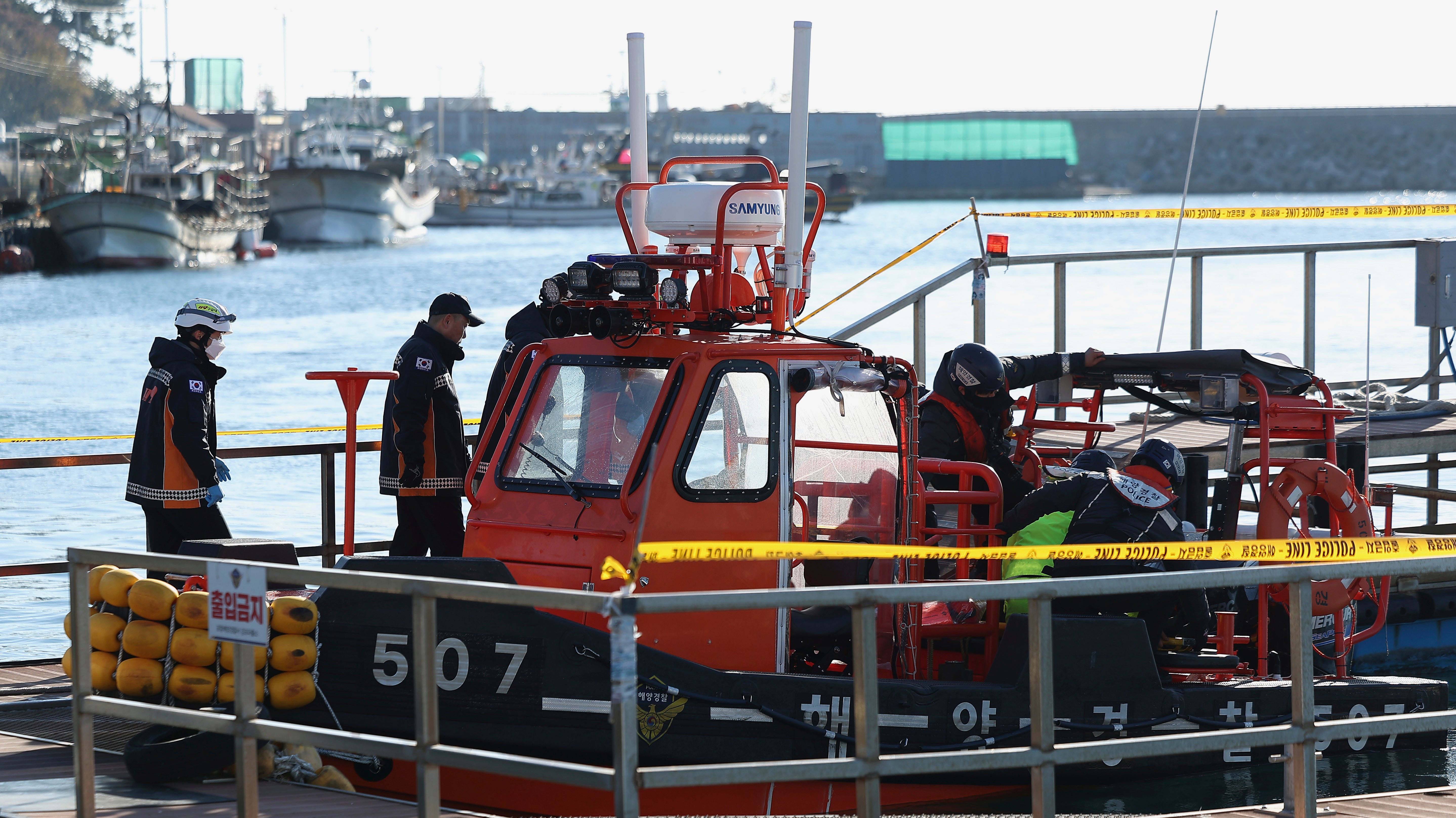 South Korea Capsized Boat