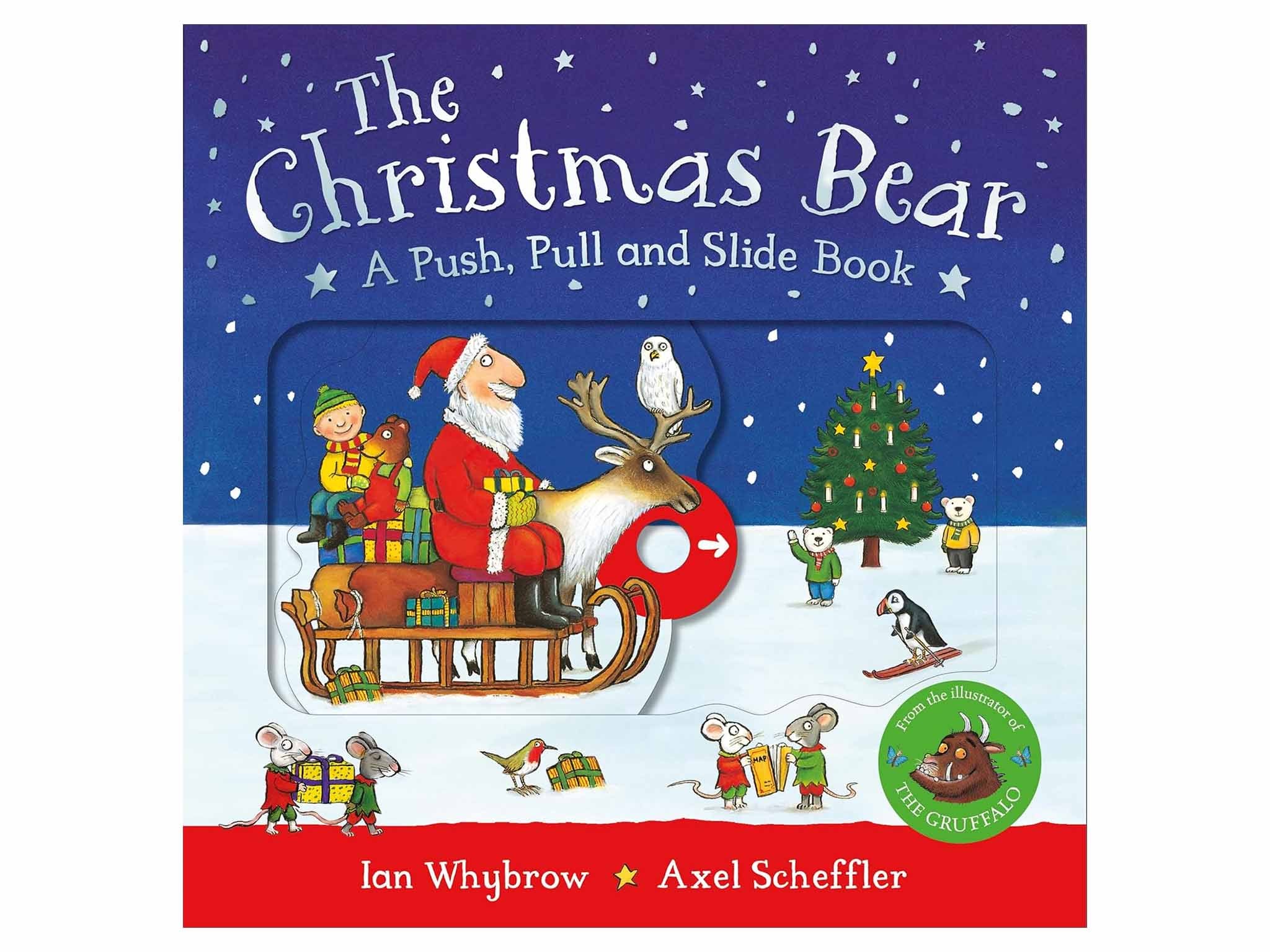 The Christmas Bear A Push Pull and Slide Book kids IndyBest